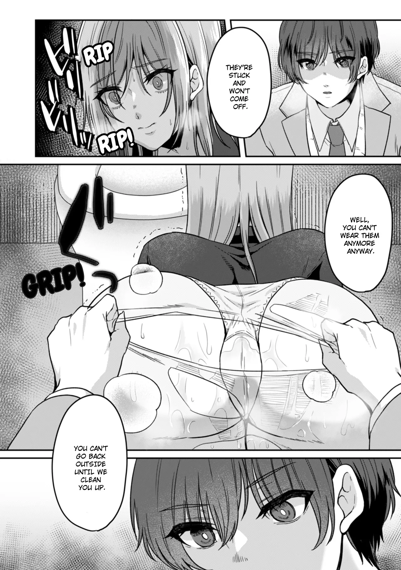 Manin Densha de Shikkin Sunzen!? Chikan Danshi no Ijiwaru na Yubi de Ikasare Tsuzuketa OL | Almost Pissing on a Crowded Train?! #1-16 page 37 - full censorship big breasts hentai manga - read online free