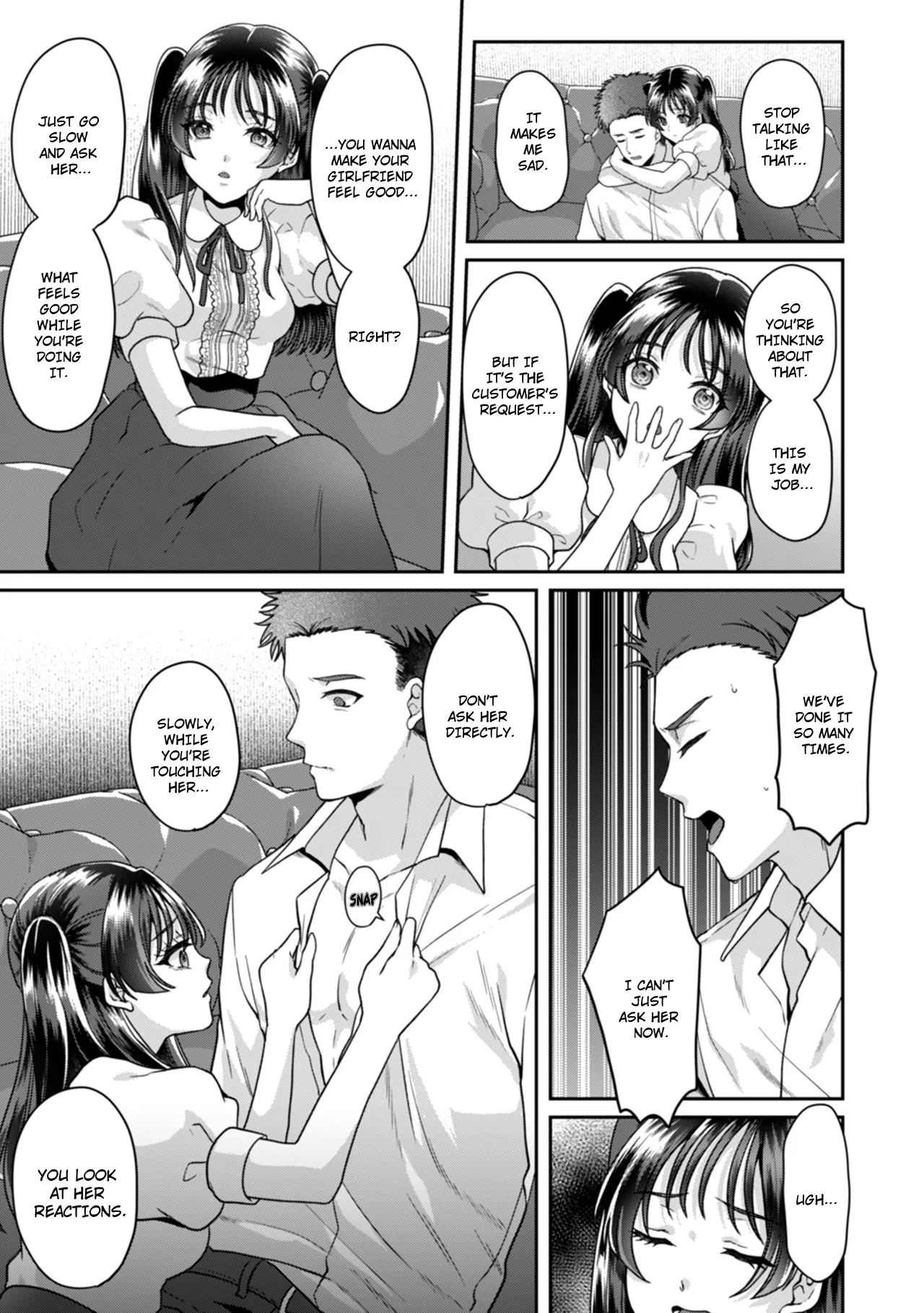 Manin Densha de Shikkin Sunzen!? Chikan Danshi no Ijiwaru na Yubi de Ikasare Tsuzuketa OL | Almost Pissing on a Crowded Train?! #1-16 page 370 - full censorship big breasts hentai manga - read online free