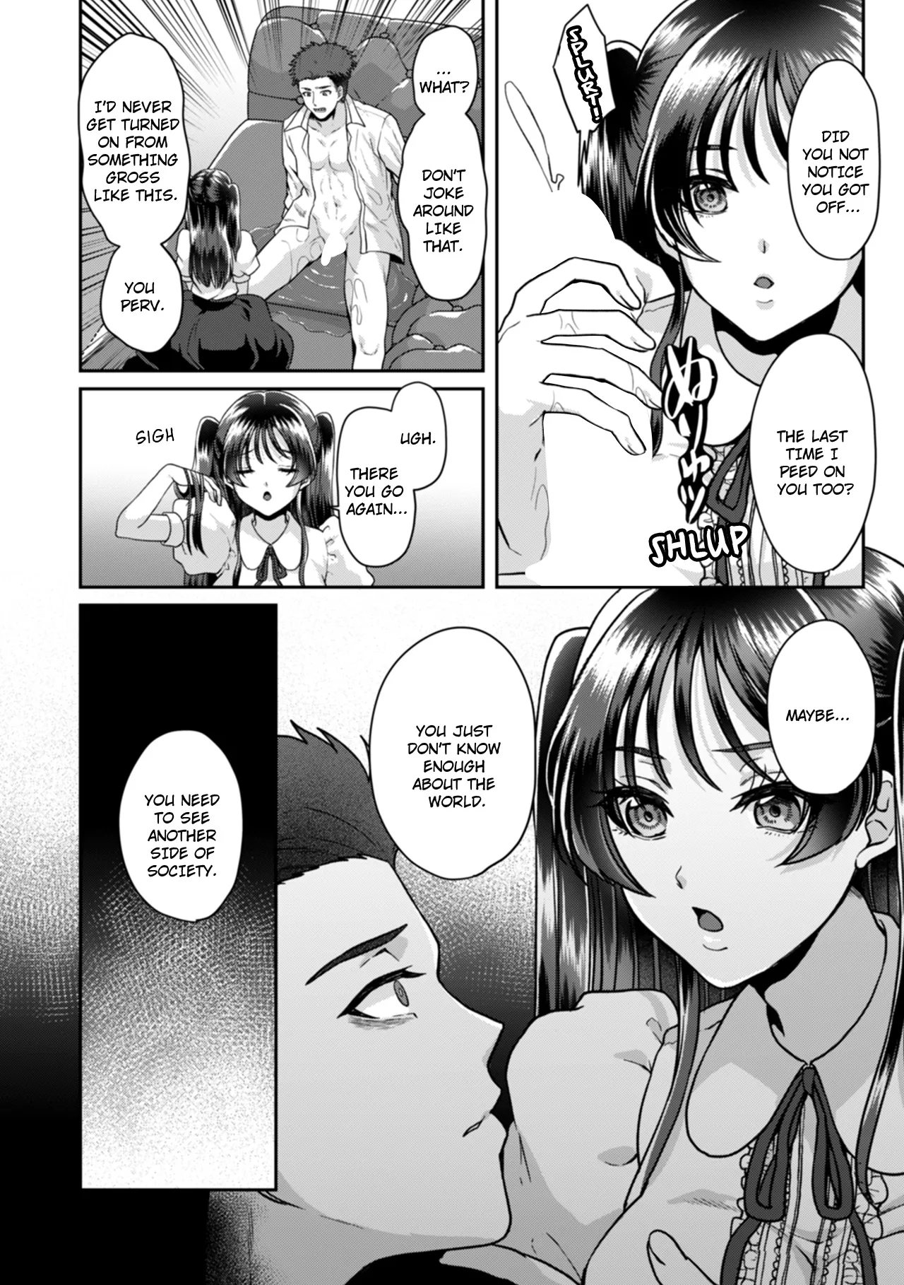 Manin Densha de Shikkin Sunzen!? Chikan Danshi no Ijiwaru na Yubi de Ikasare Tsuzuketa OL | Almost Pissing on a Crowded Train?! #1-16 page 377 - big breasts chastity belt hentai manga - read online free