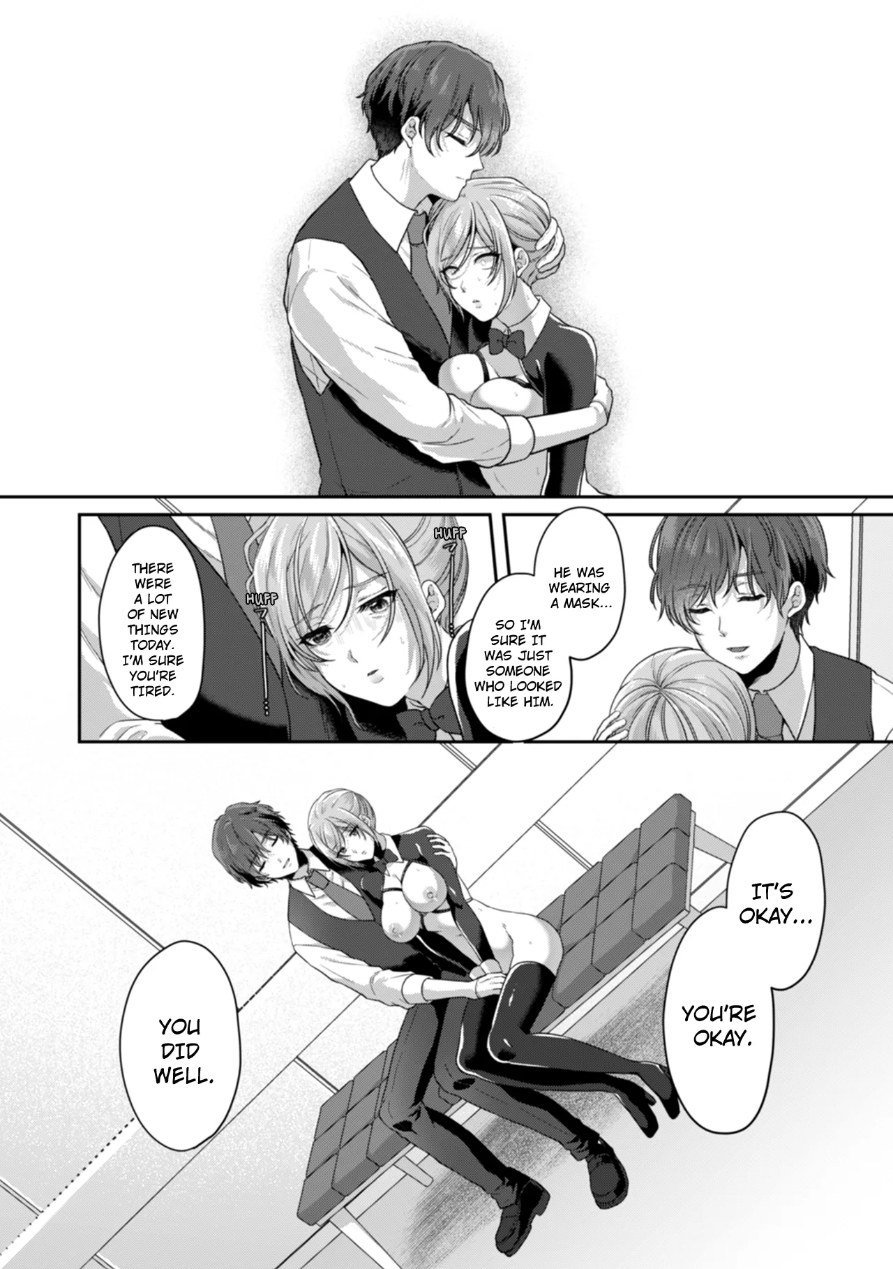 Manin Densha de Shikkin Sunzen!? Chikan Danshi no Ijiwaru na Yubi de Ikasare Tsuzuketa OL | Almost Pissing on a Crowded Train?! #1-16 page 409 - full censorship big breasts hentai manga - read online free