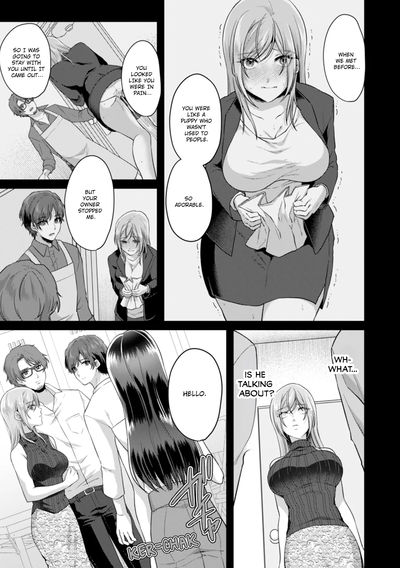 Manin Densha de Shikkin Sunzen!? Chikan Danshi no Ijiwaru na Yubi de Ikasare Tsuzuketa OL | Almost Pissing on a Crowded Train?! #1-16 page 430 - big breasts chastity belt hentai manga - read online free