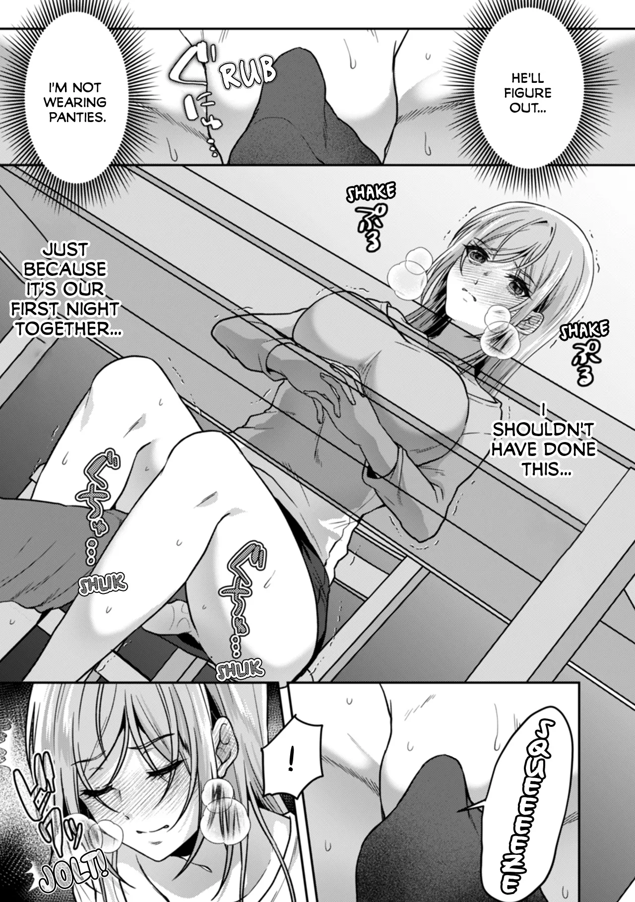 Manin Densha de Shikkin Sunzen!? Chikan Danshi no Ijiwaru na Yubi de Ikasare Tsuzuketa OL | Almost Pissing on a Crowded Train?! #1-16 page 62 - big breasts chastity belt hentai manga - read online free