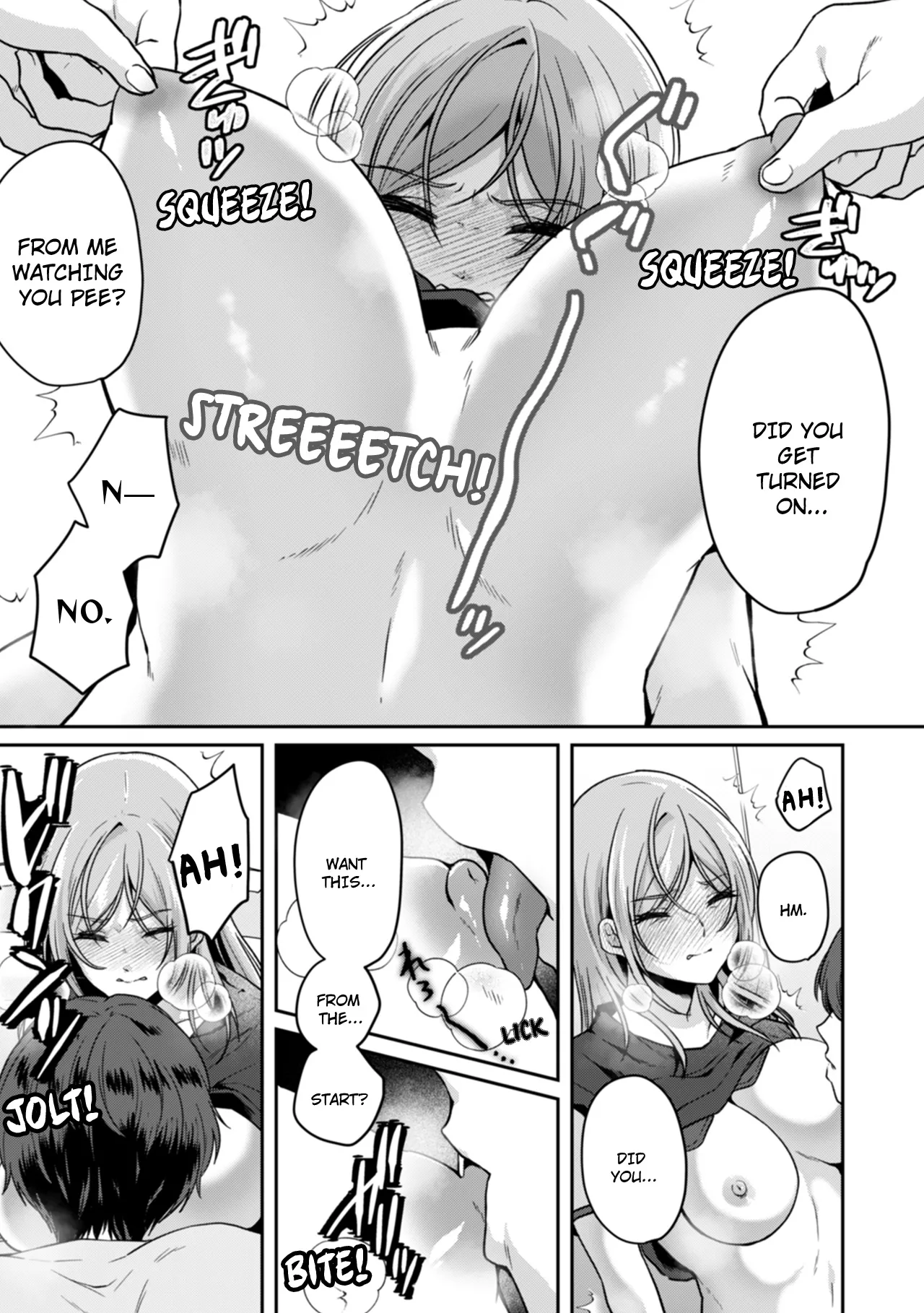 Manin Densha de Shikkin Sunzen!? Chikan Danshi no Ijiwaru na Yubi de Ikasare Tsuzuketa OL | Almost Pissing on a Crowded Train?! #1-16 page 75 - big breasts chastity belt hentai manga - read online free