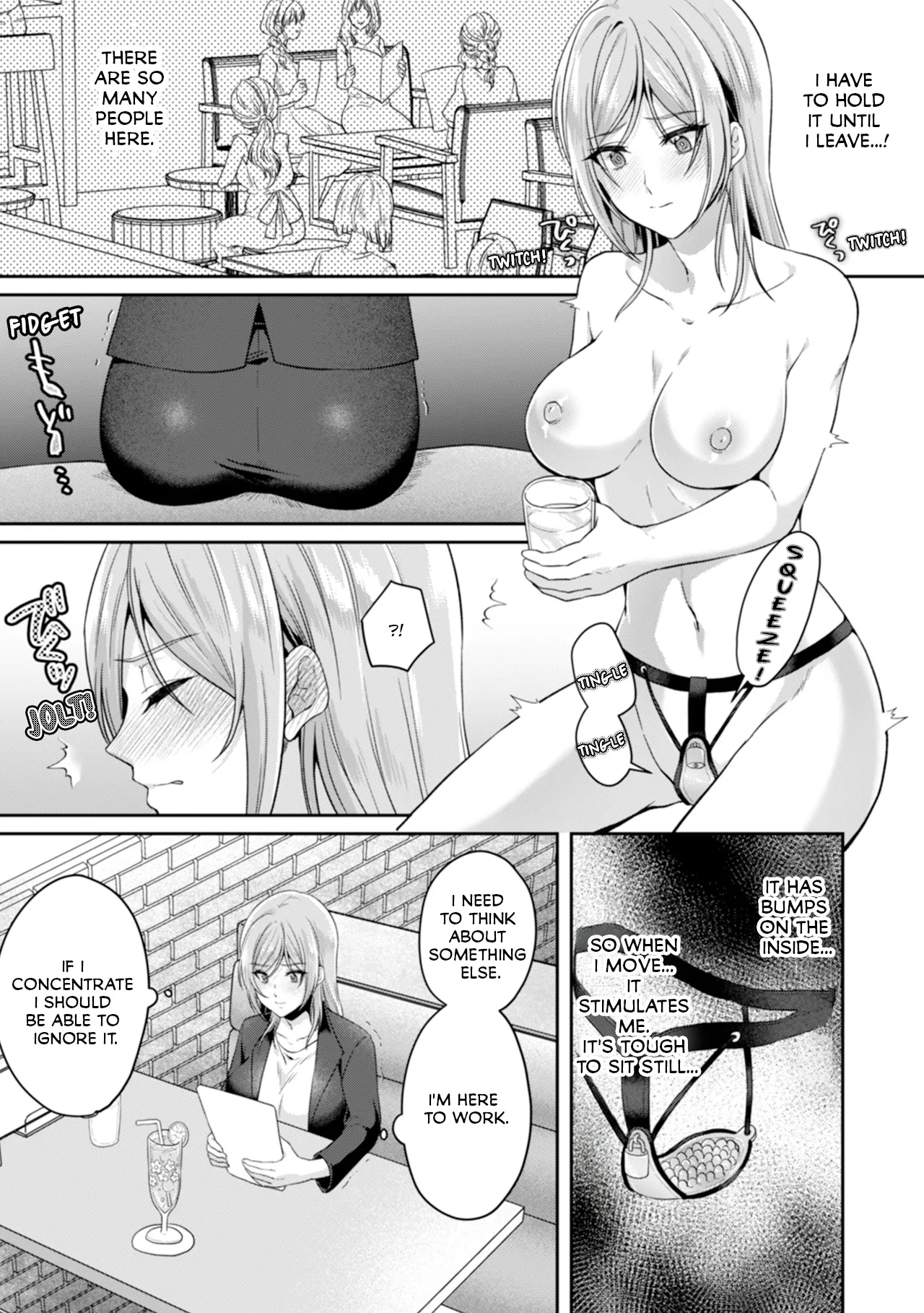 Manin Densha de Shikkin Sunzen!? Chikan Danshi no Ijiwaru na Yubi de Ikasare Tsuzuketa OL | Almost Pissing on a Crowded Train?! #1-16 page 96 - full censorship big breasts hentai manga - read online free