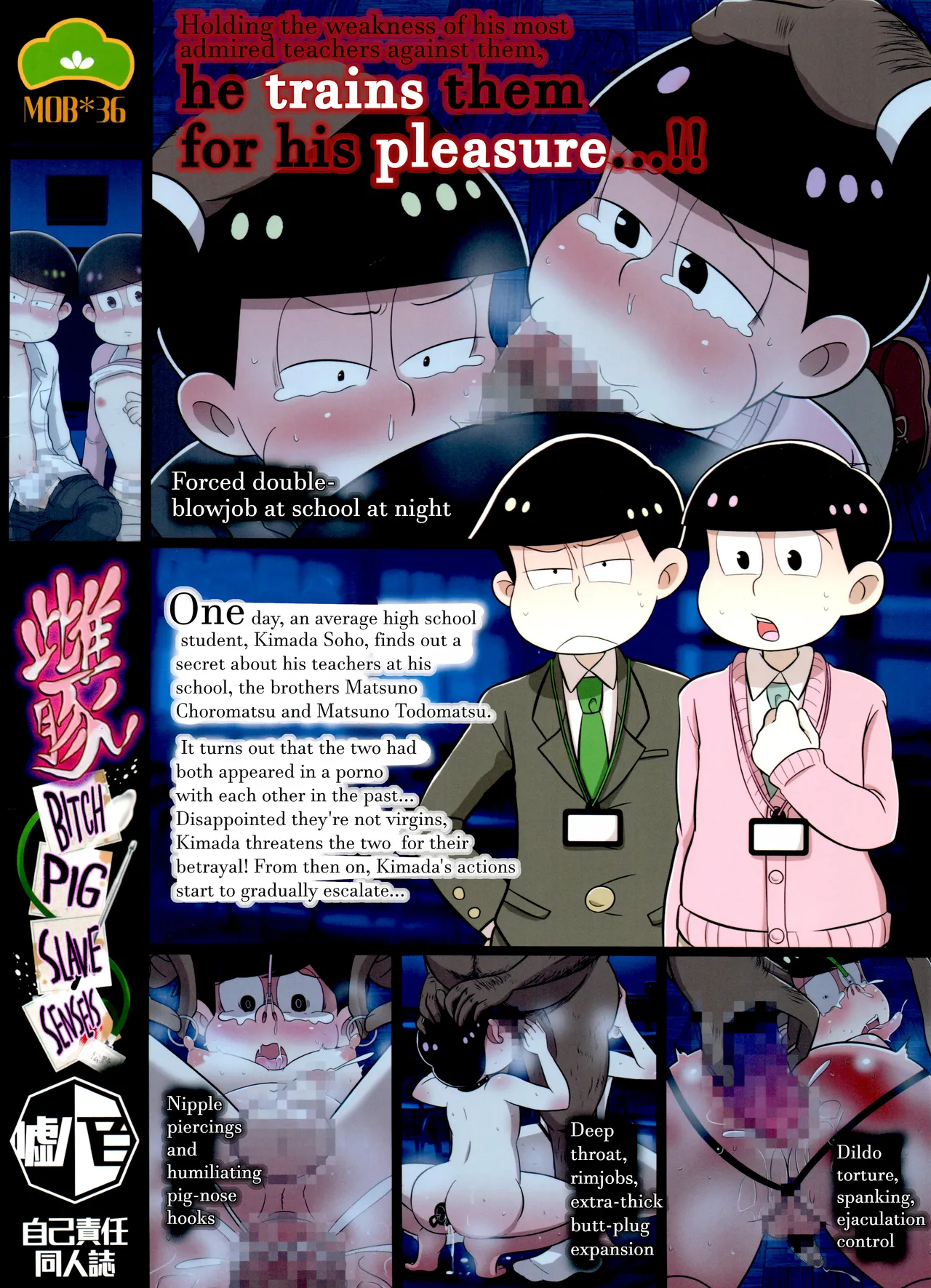 Bitch Pig Slave Senseis page 28 osomatsu-san parody - blackmail anal hentai manga - read online free