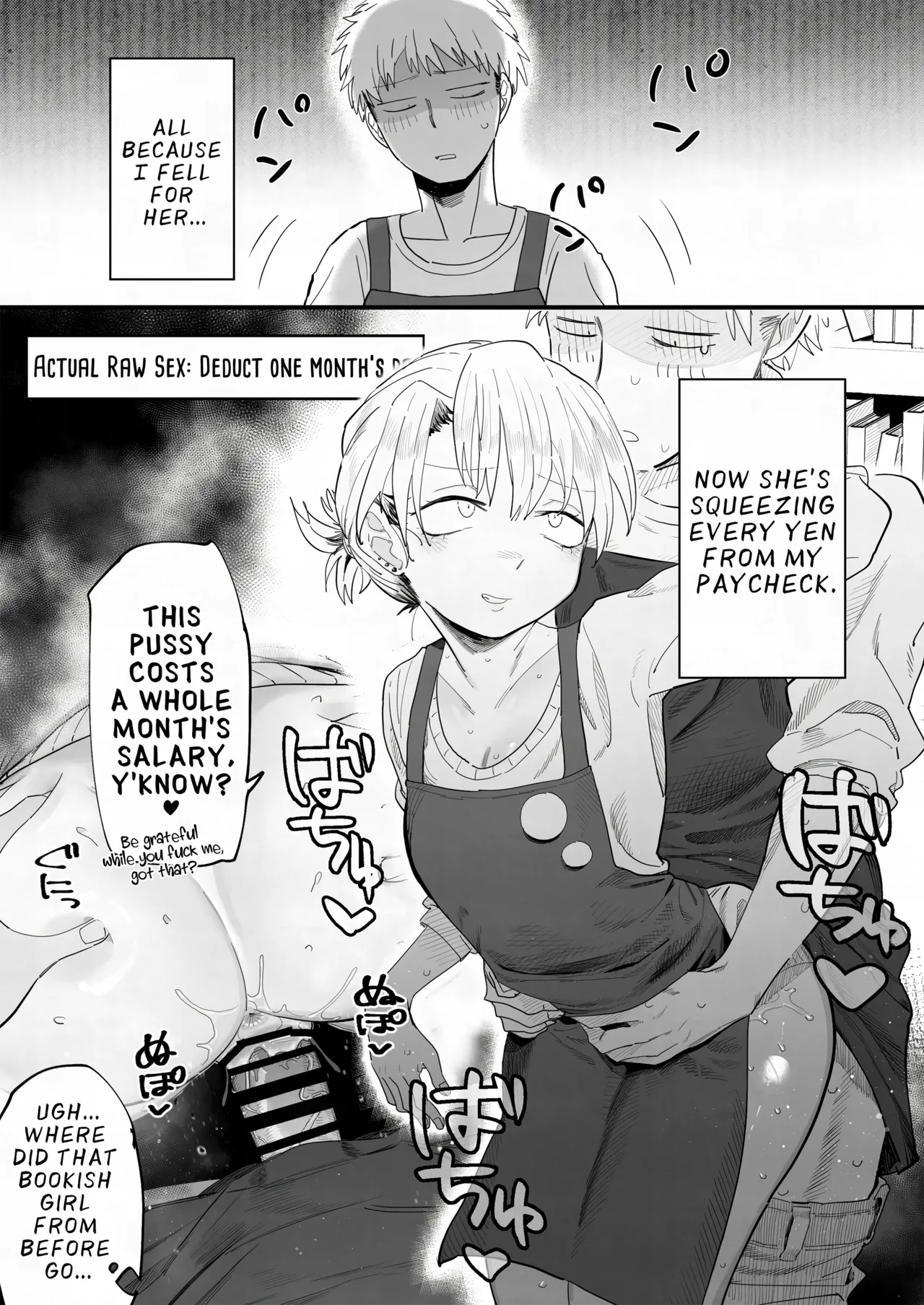 Tenchou ga Etchi na Koto to Hikikae ni Kyuryou o Kezuri ni Kuru !! | My Manager Docks My Pay In Exchange for Sexual Favors!!! page 18 original parody - sole female sole male hentai manga - read online free