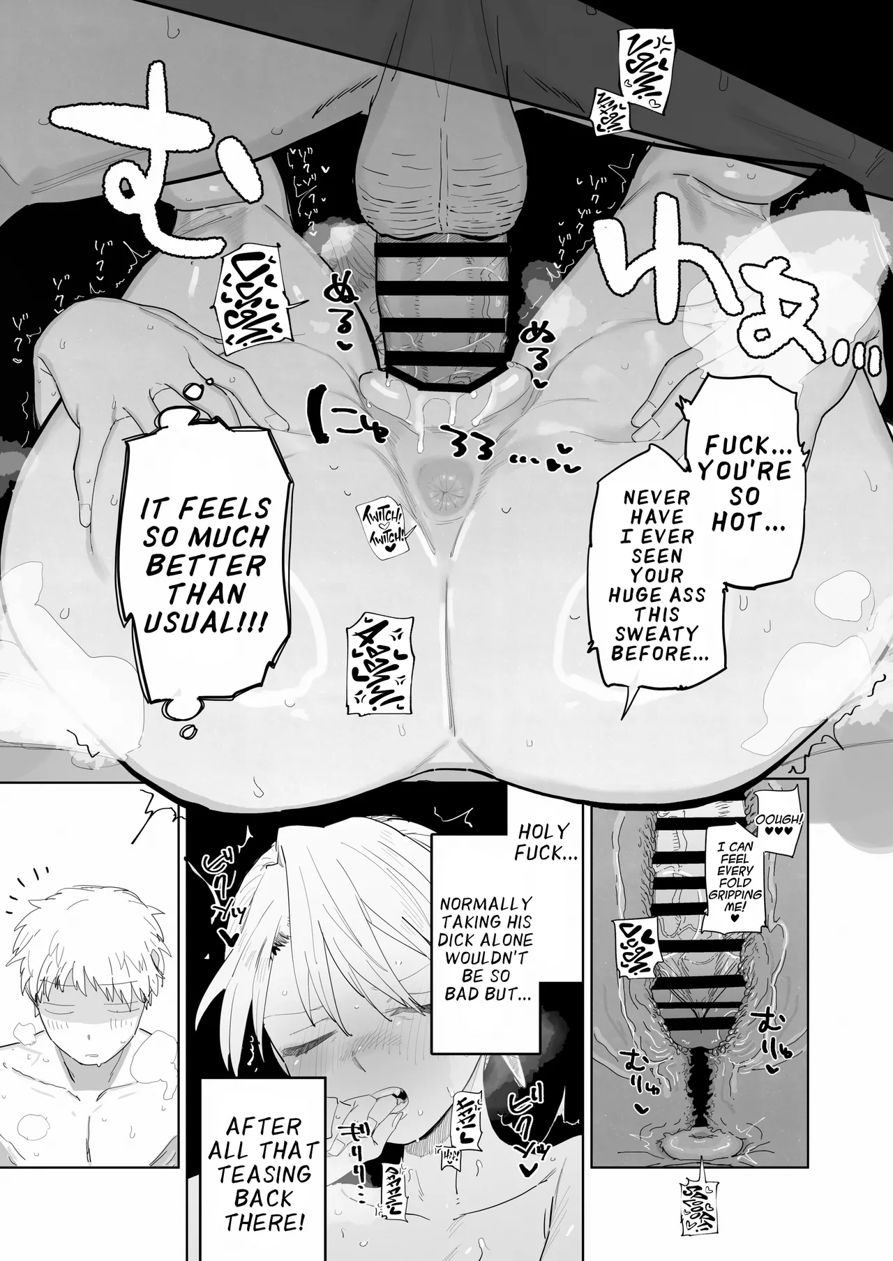 Tenchou ga Ecchi na Koto to Hikikae ni Kyuryou o Kezuri ni Kuru!! | My Manager Docks My Pay In Exchange for Sexual Favors!!! page 29 original parody - handjob leg lock hentai manga - read online free