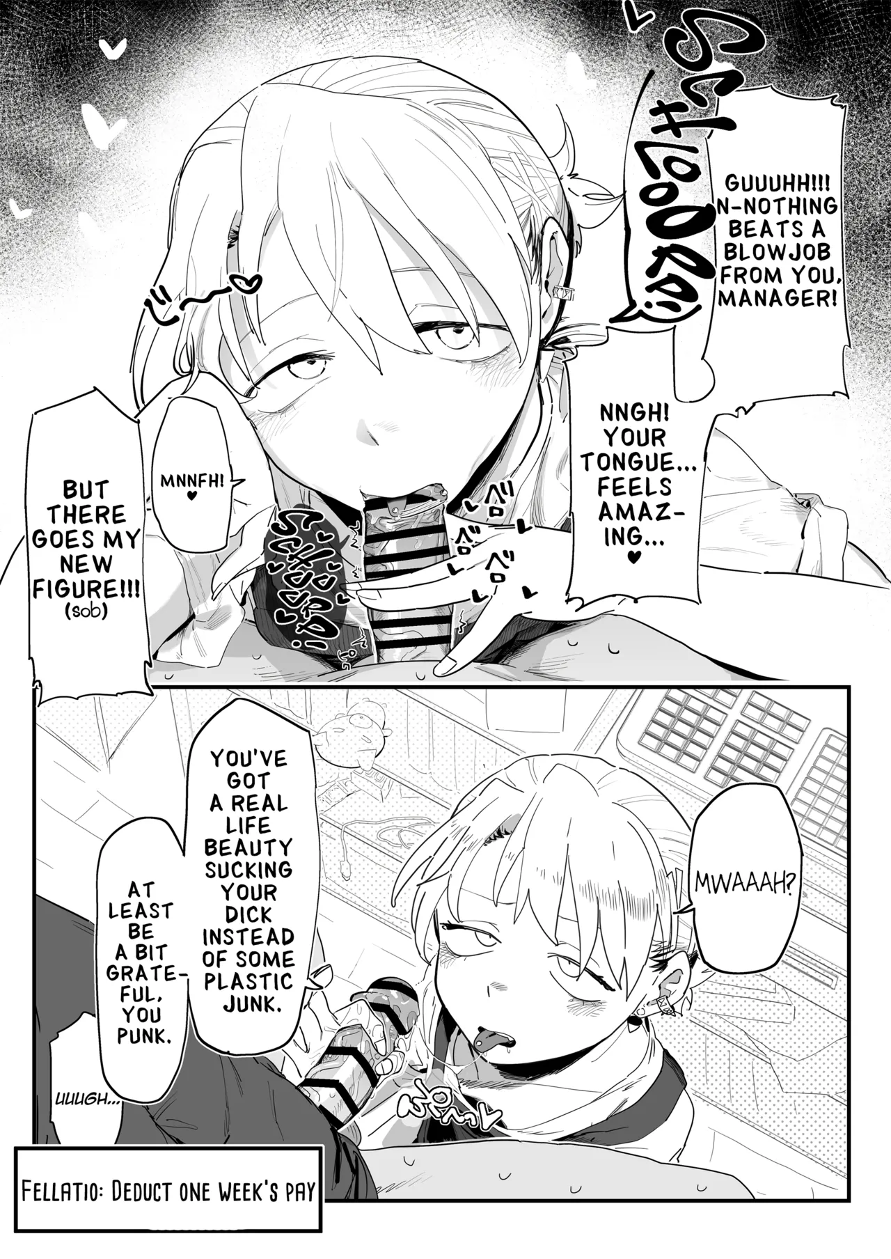 Tenchou ga Ecchi na Koto to Hikikae ni Kyuryou o Kezuri ni Kuru!! | My Manager Docks My Pay In Exchange for Sexual Favors!!! - Page 9