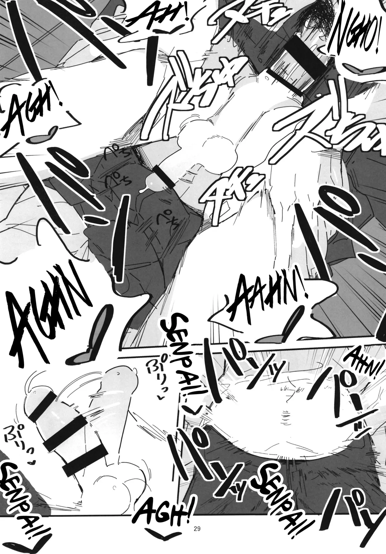 Senpai Josou Meirei page 29 original parody - blowjob blackmail hentai manga - read online free