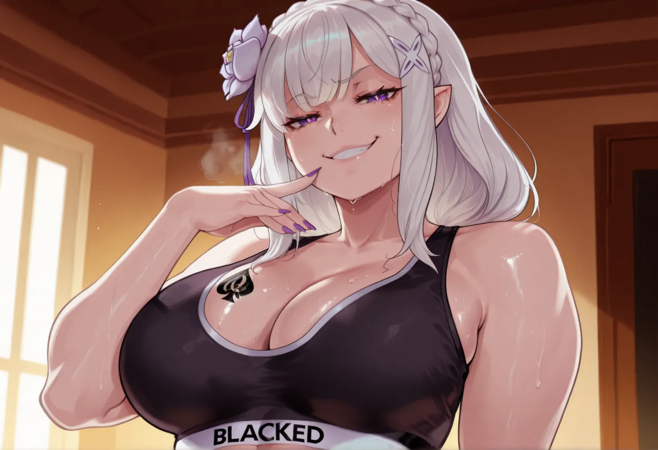EMILIA - RE:ZERO - 110+ IMAGES kranken ai generated page 9 featuring emilia re zero kara hajimeru isekai seikatsu parody - big penis uncensored hentai manga - read online free