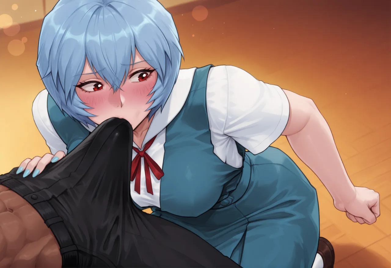 REI AYANAMI - EVANGELION - 140+ IMAGES kranken ai generated page 42 featuring rei ayanami neon genesis evangelion parody - big penis uncensored hentai manga - read online free