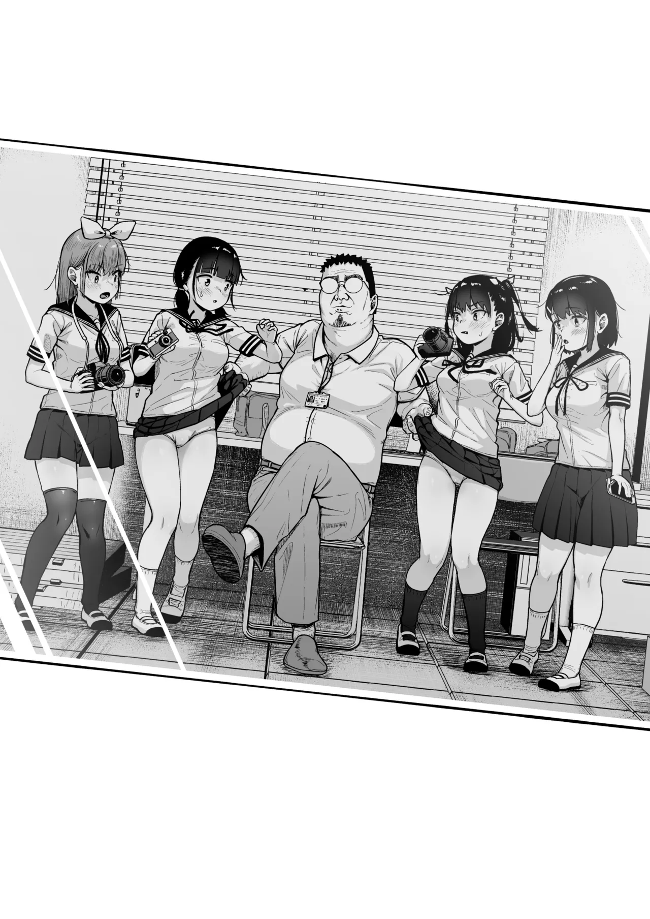 [Circle Mizusane (Mizusane)] Joshi Shashin-bu to Oji-san Shidouin 5 | Girls' Photography Club and the Uncle Instructor 5 [English] [Project Valvrein] page 63 original parody - sole male x-ray hentai manga - read online free