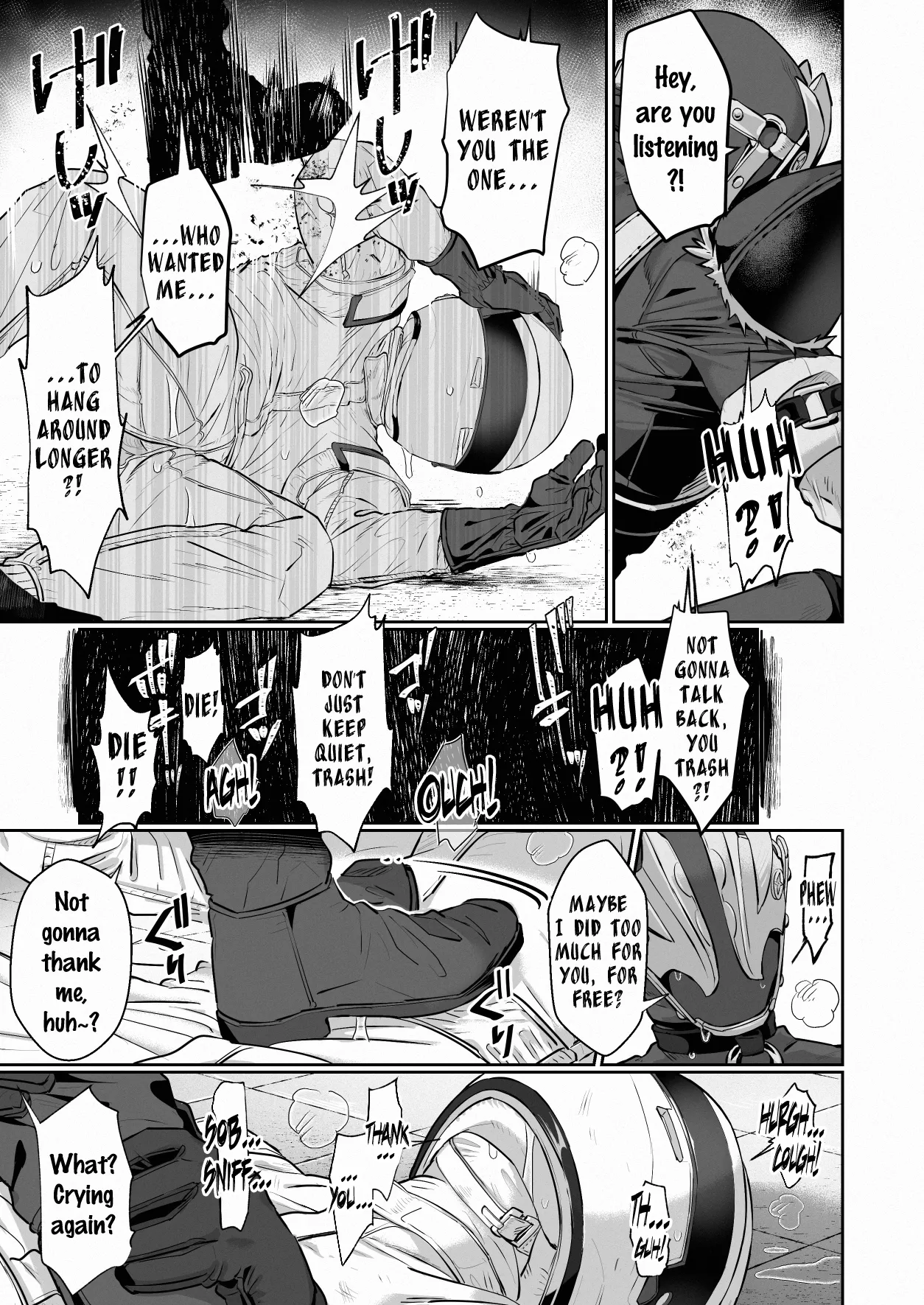 White Full-Face Helmet Consensual Sex Manga page 23 original parody - anal masked face hentai manga - read online free