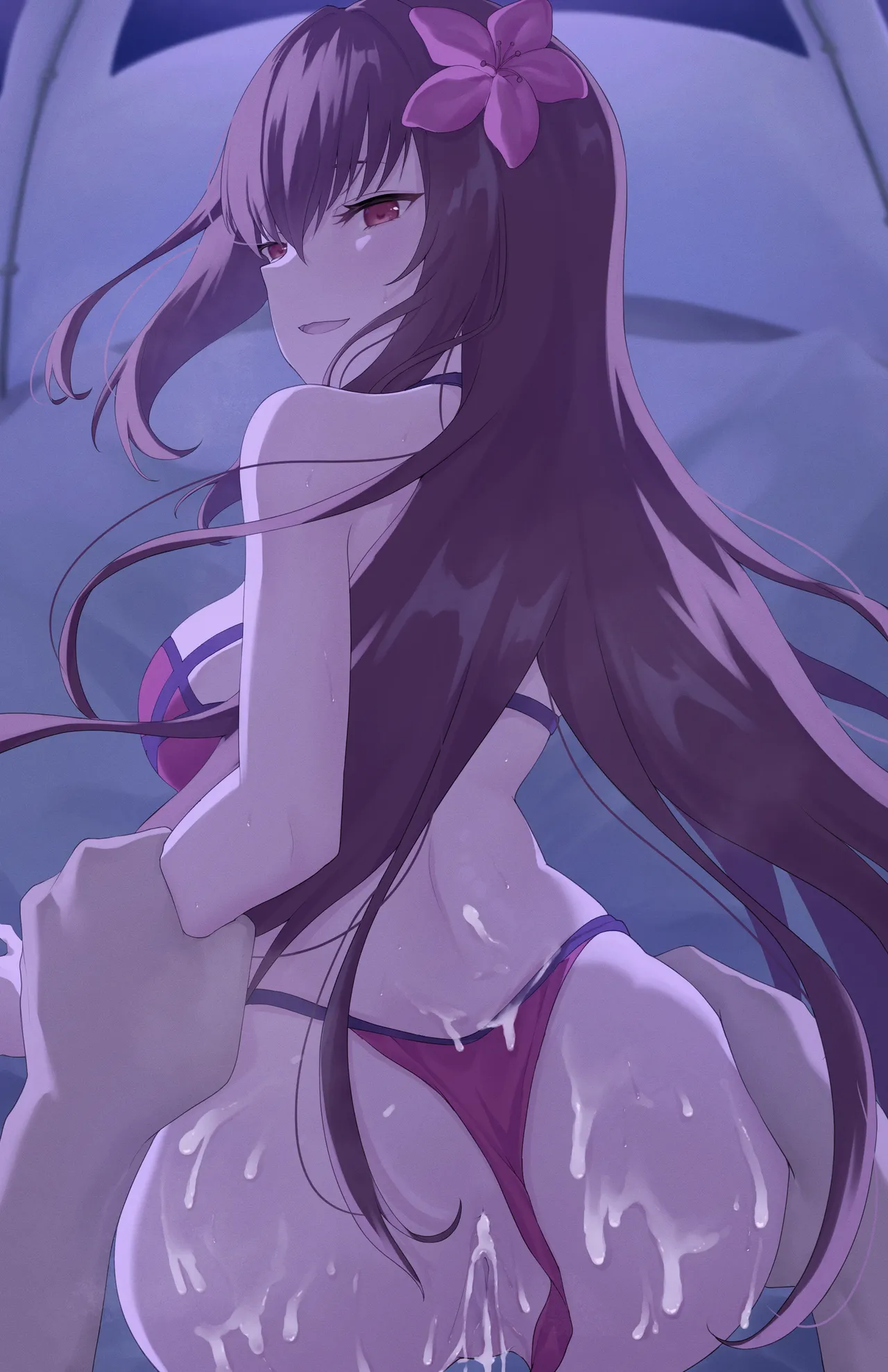 Alone With Scathach page 17 featuring scathach fate grand order parody - swimsuit bikini hentai manga - read online free