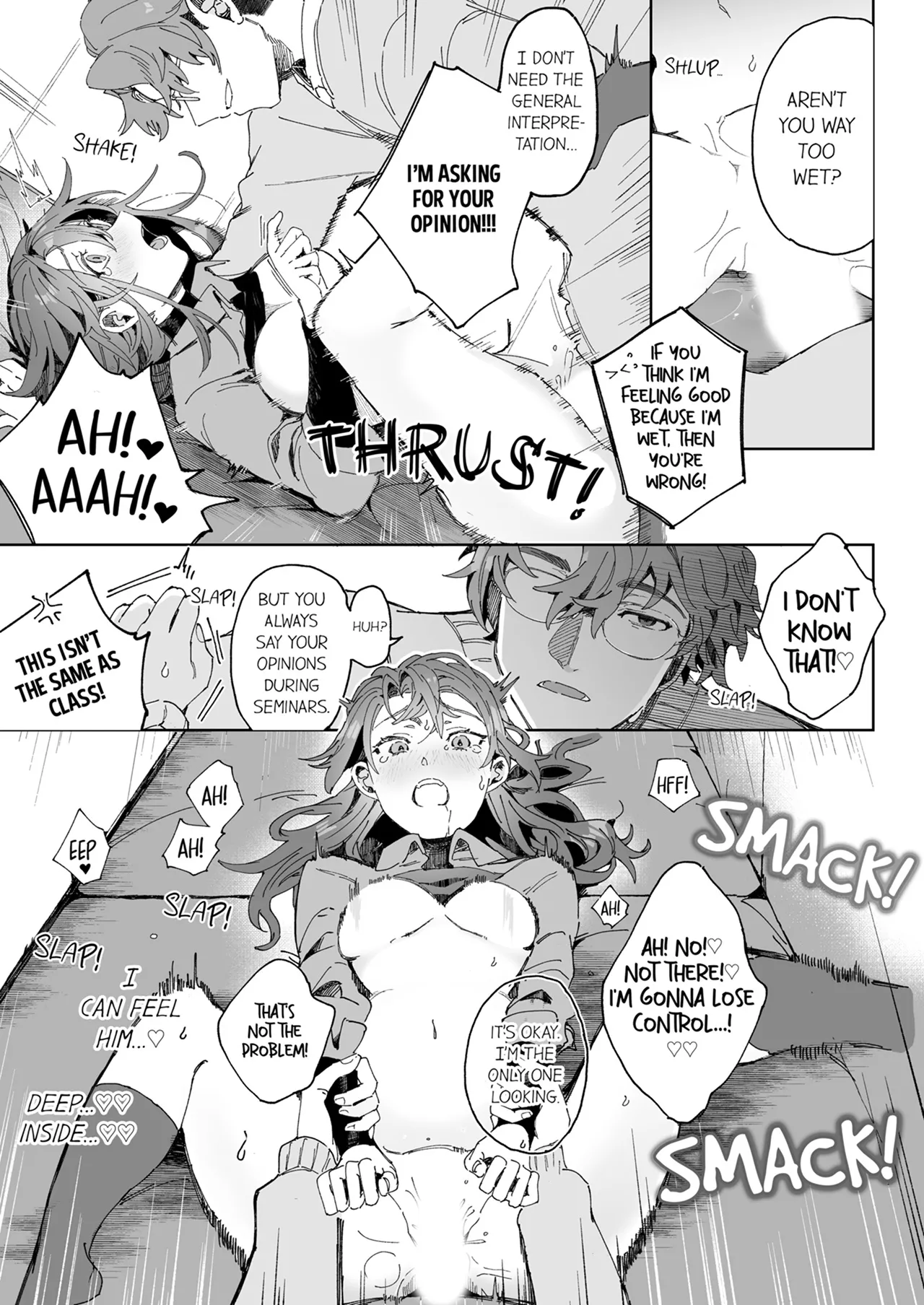 [Otsui Mikage (Otomeshi Mikage)] Kenkyuu Naiyou wa Seikan Kaihatsu!? ~Wata-chan wa Kyouju no H na Jikkendai~ | Researching Sexual Development!? -Wata Becomes Her Professor's Test Subject for Sex- Chapter 1-8 [English] page 18 - full censorship pantyhose hentai manga - read online free