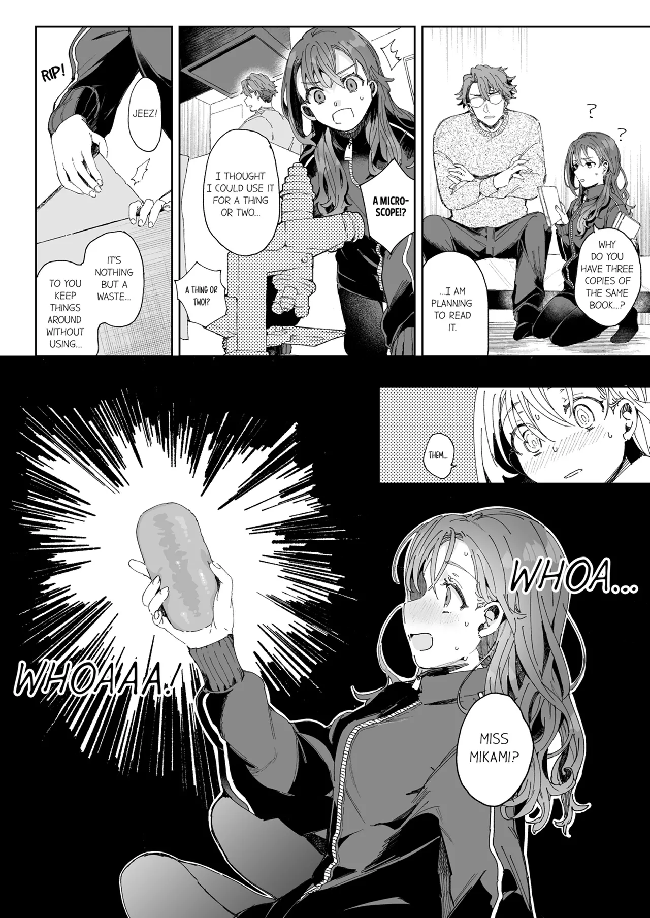 [Otsui Mikage (Otomeshi Mikage)] Kenkyuu Naiyou wa Seikan Kaihatsu!? ~Wata-chan wa Kyouju no H na Jikkendai~ | Researching Sexual Development!? -Wata Becomes Her Professor's Test Subject for Sex- Chapter 1-8 [English] page 29 - full censorship pantyhose hentai manga - read online free