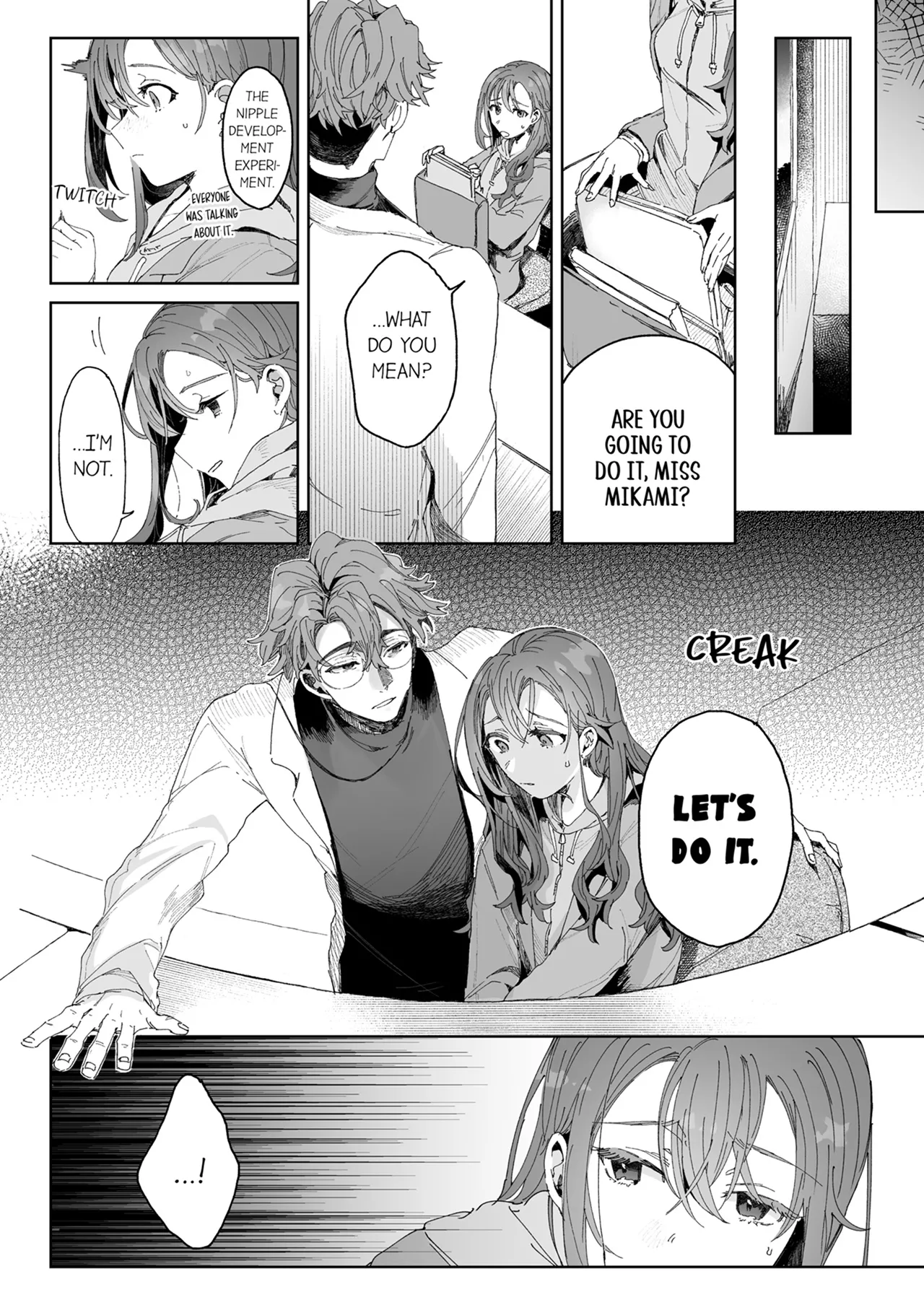 [Otsui Mikage (Otomeshi Mikage)] Kenkyuu Naiyou wa Seikan Kaihatsu!? ~Wata-chan wa Kyouju no H na Jikkendai~ | Researching Sexual Development!? -Wata Becomes Her Professor's Test Subject for Sex- Chapter 1-8 [English] page 55 - sole female sole male hentai manga - read online free