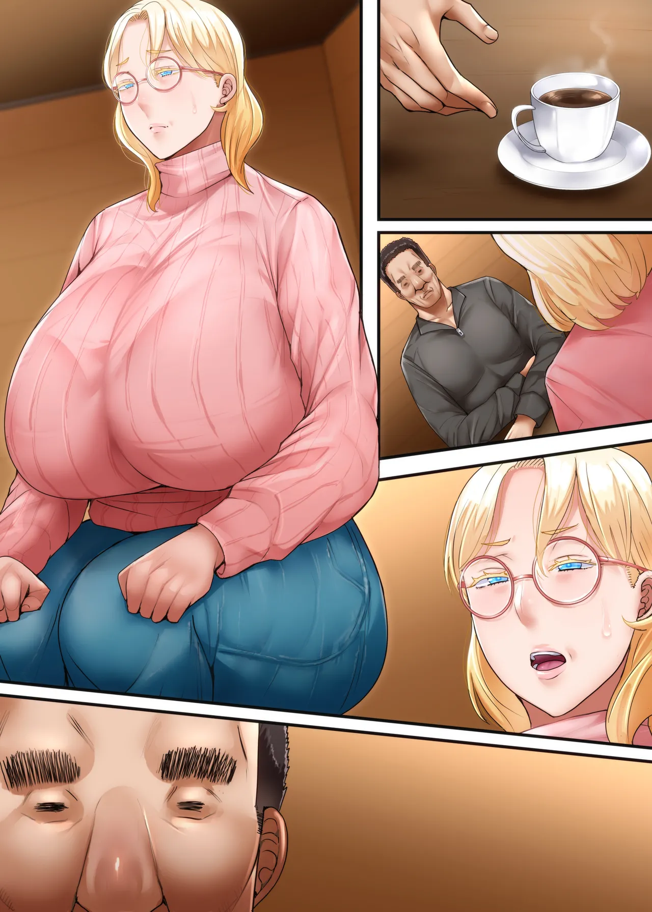 Kaigai Shusshin no Shinkon Tsuma ga Hoka no Otoko to Yaritai to Dogezashite Kimashita page 102 - milf big breasts hentai manga - read online free