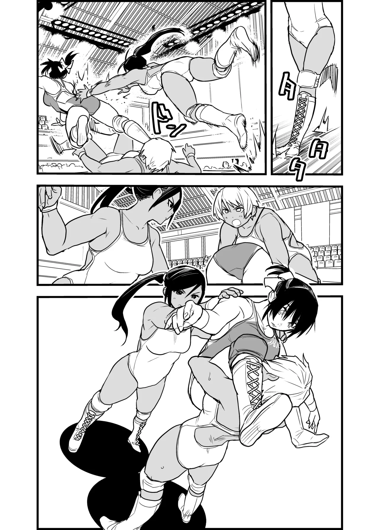 Onna Tsutou!! Koshien 21 page 19 original parody - multi-work series wrestling hentai manga - read online free