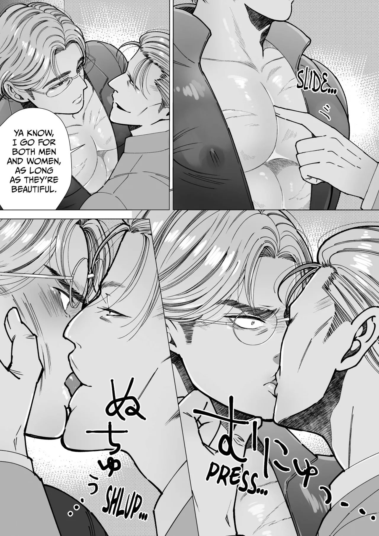 Mob x Koroshiya | Mob x Hit Man Chapters 1-3 page 12 - x-ray glasses hentai manga - read online free