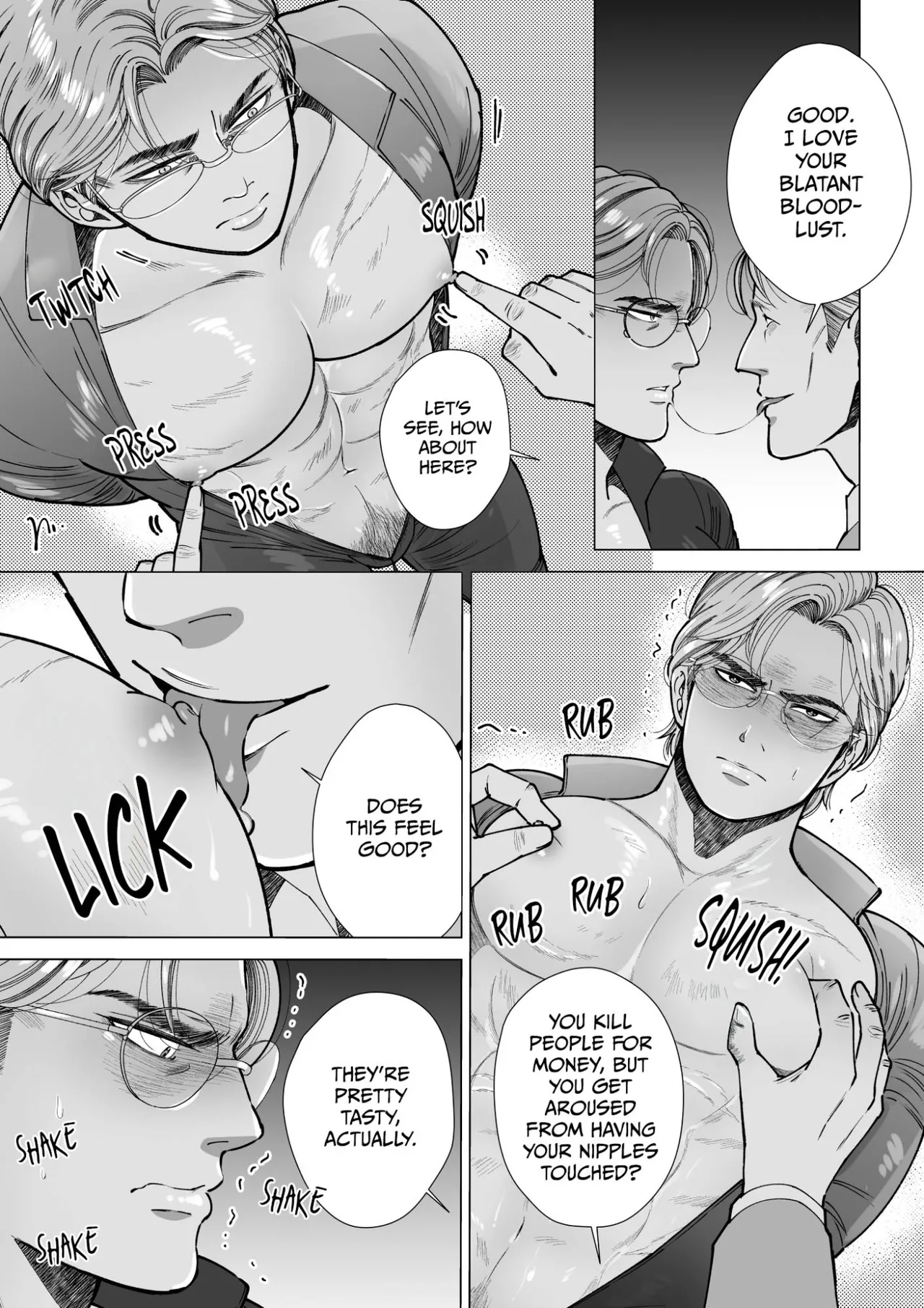 Mob x Koroshiya | Mob x Hit Man Chapters 1-3 page 13 - x-ray glasses hentai manga - read online free