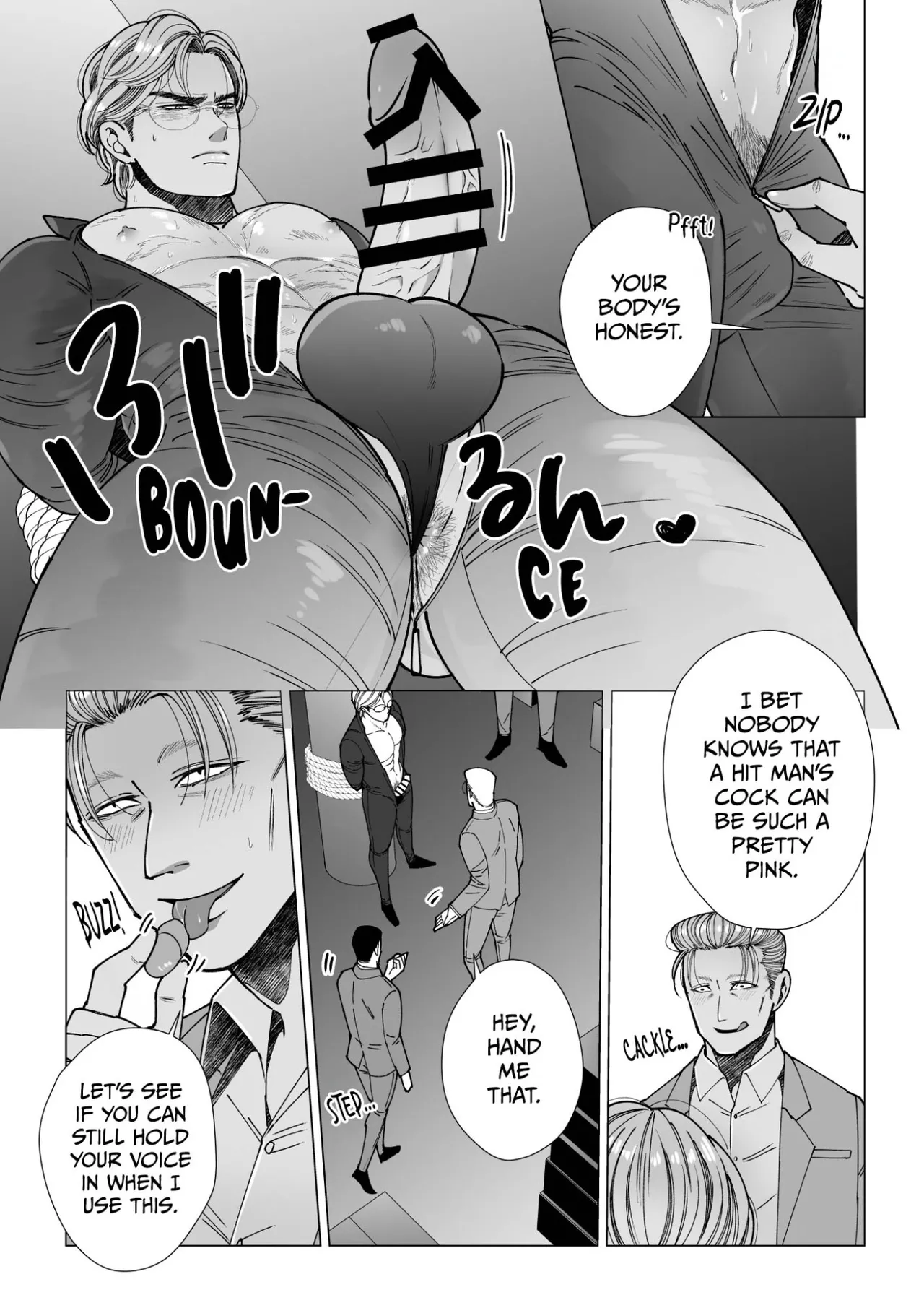 Mob x Koroshiya | Mob x Hit Man Chapters 1-3 page 14 - x-ray glasses hentai manga - read online free