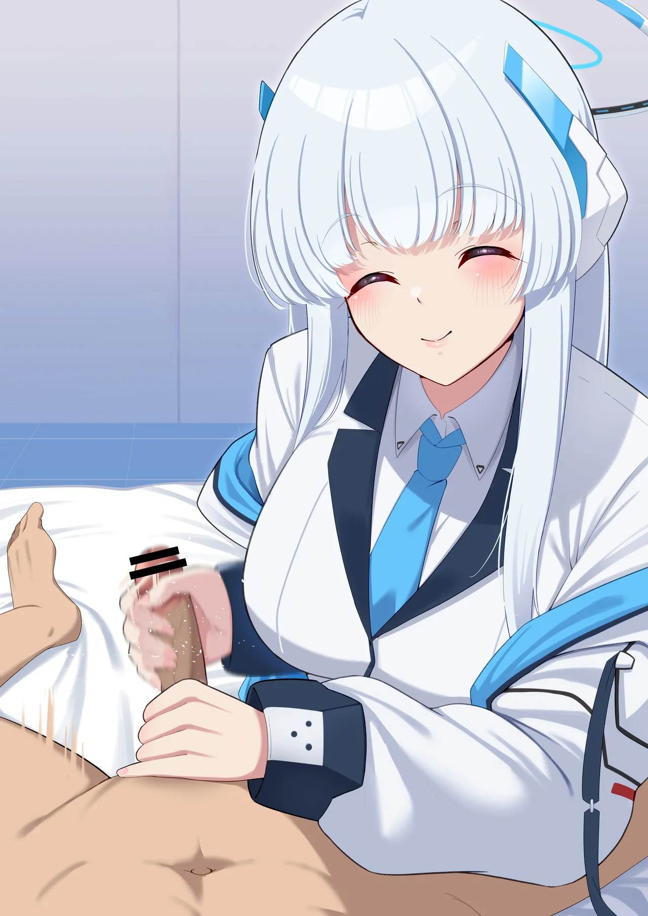 Boku no Muchimuchi Bakunyuu Seito-tachi no Hontou no Sugata page 112 featuring asuna ichinose blue archive parody - full color gloves hentai manga - read online free