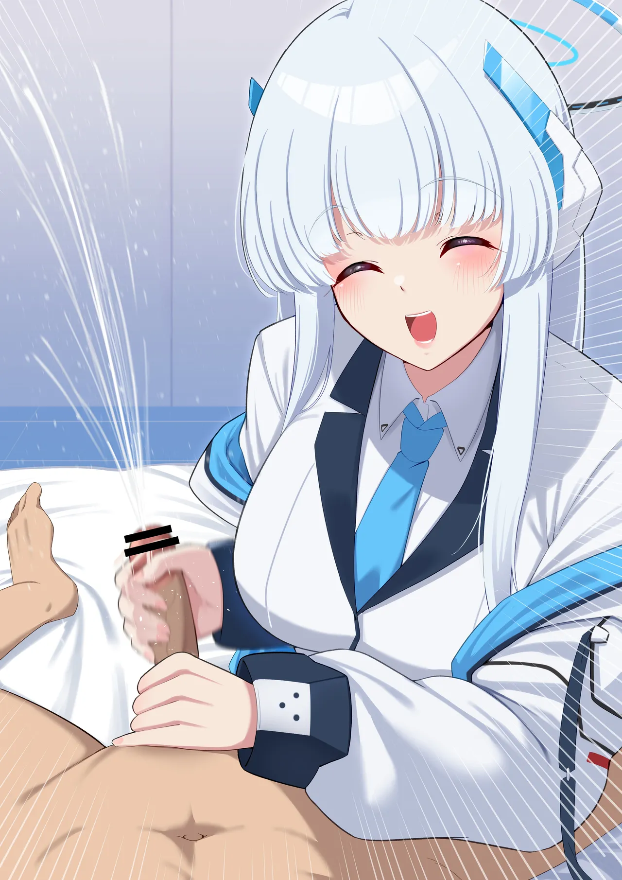 Boku no Muchimuchi Bakunyuu Seito-tachi no Hontou no Sugata page 113 featuring asuna ichinose blue archive parody - full color gloves hentai manga - read online free