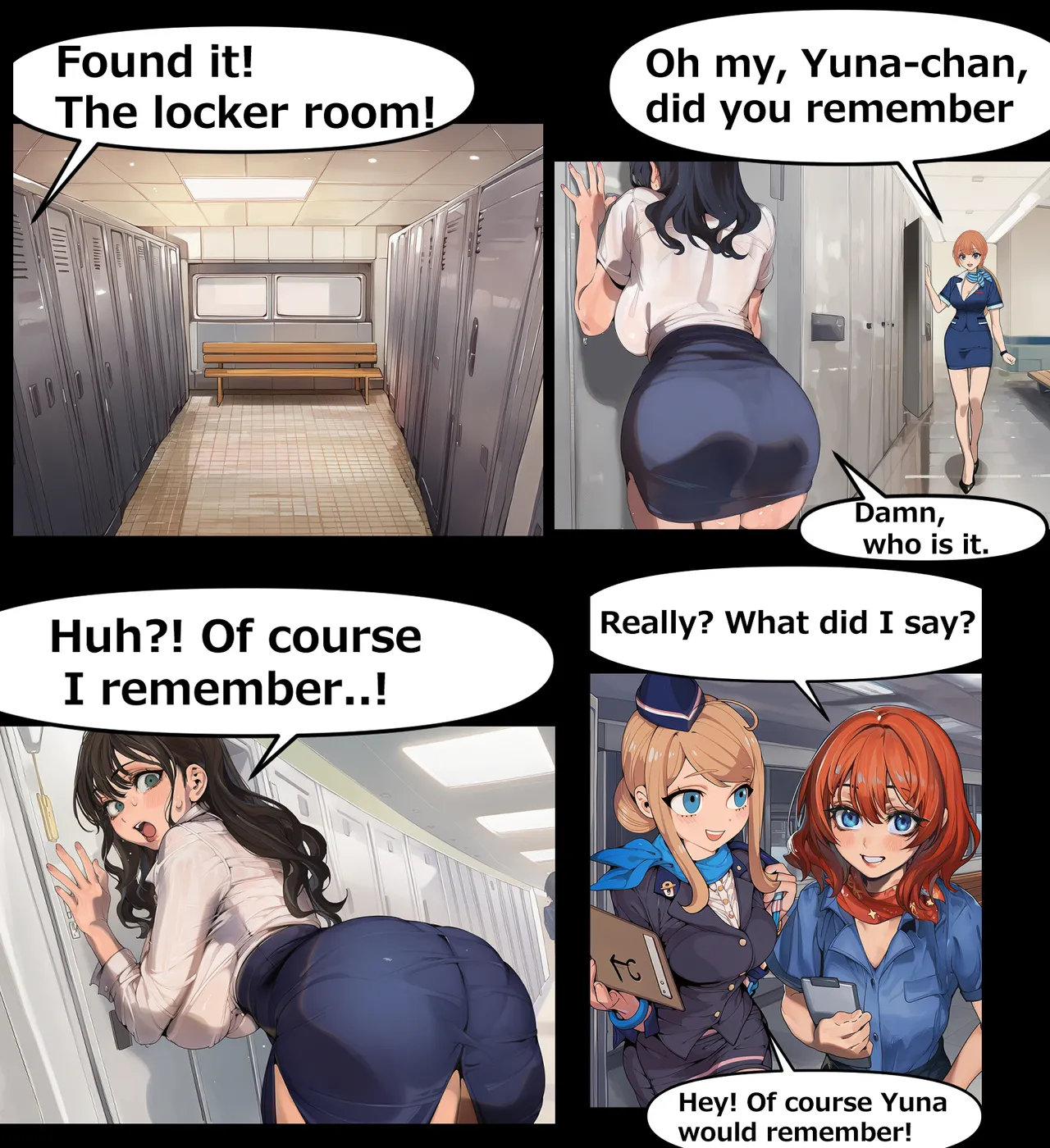 Stewardess ↔ Old pervert - Page 5