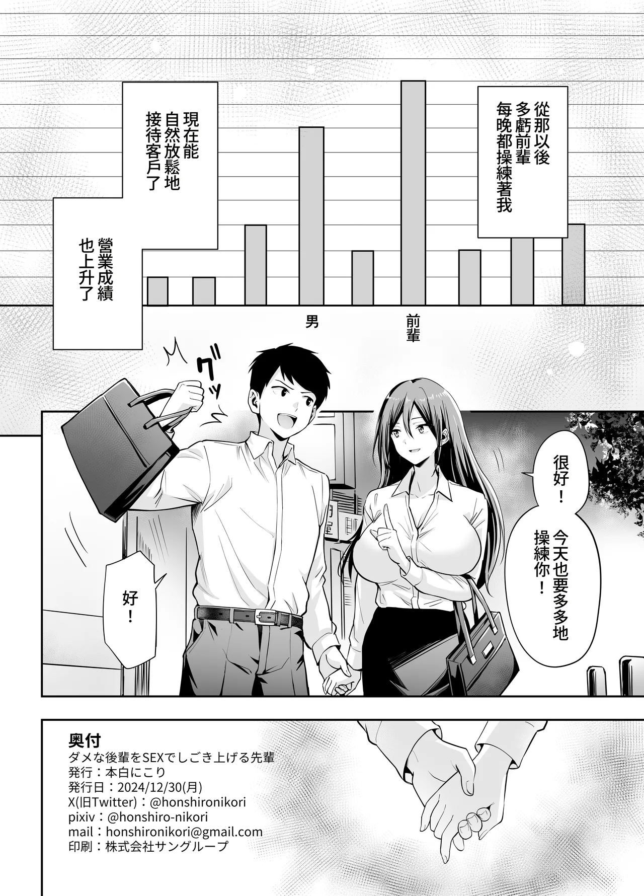 Dame na Kouhai o SEX de Shigoki Ageru Senpai | 將無能後輩用性愛好好操練的前輩 page 34 original parody - big breasts footjob hentai manga - read online free