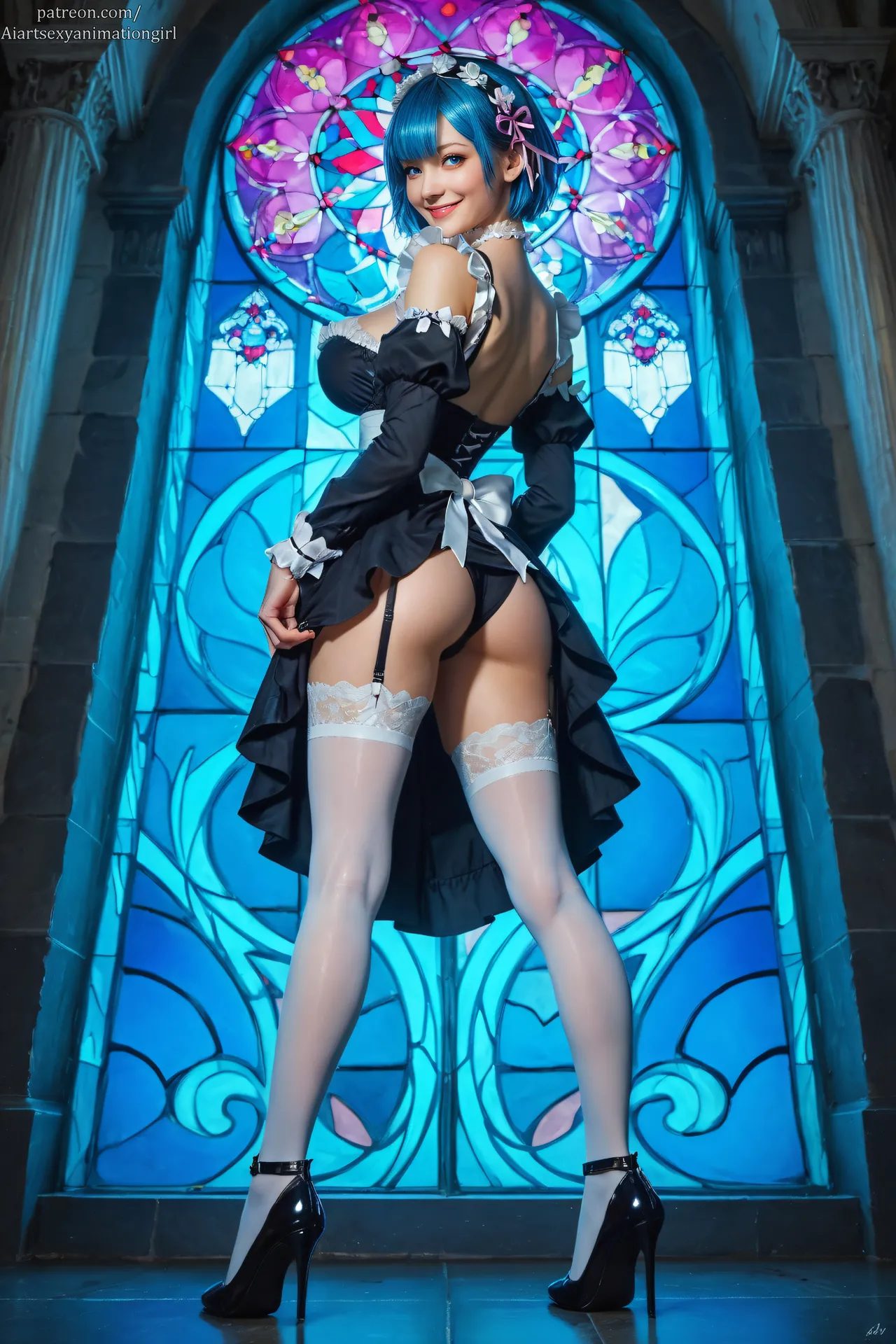 🌸Little Maid💙 - Preview page 17 featuring rem re zero kara hajimeru isekai seikatsu parody - pixie cut ai generated hentai manga - read online free