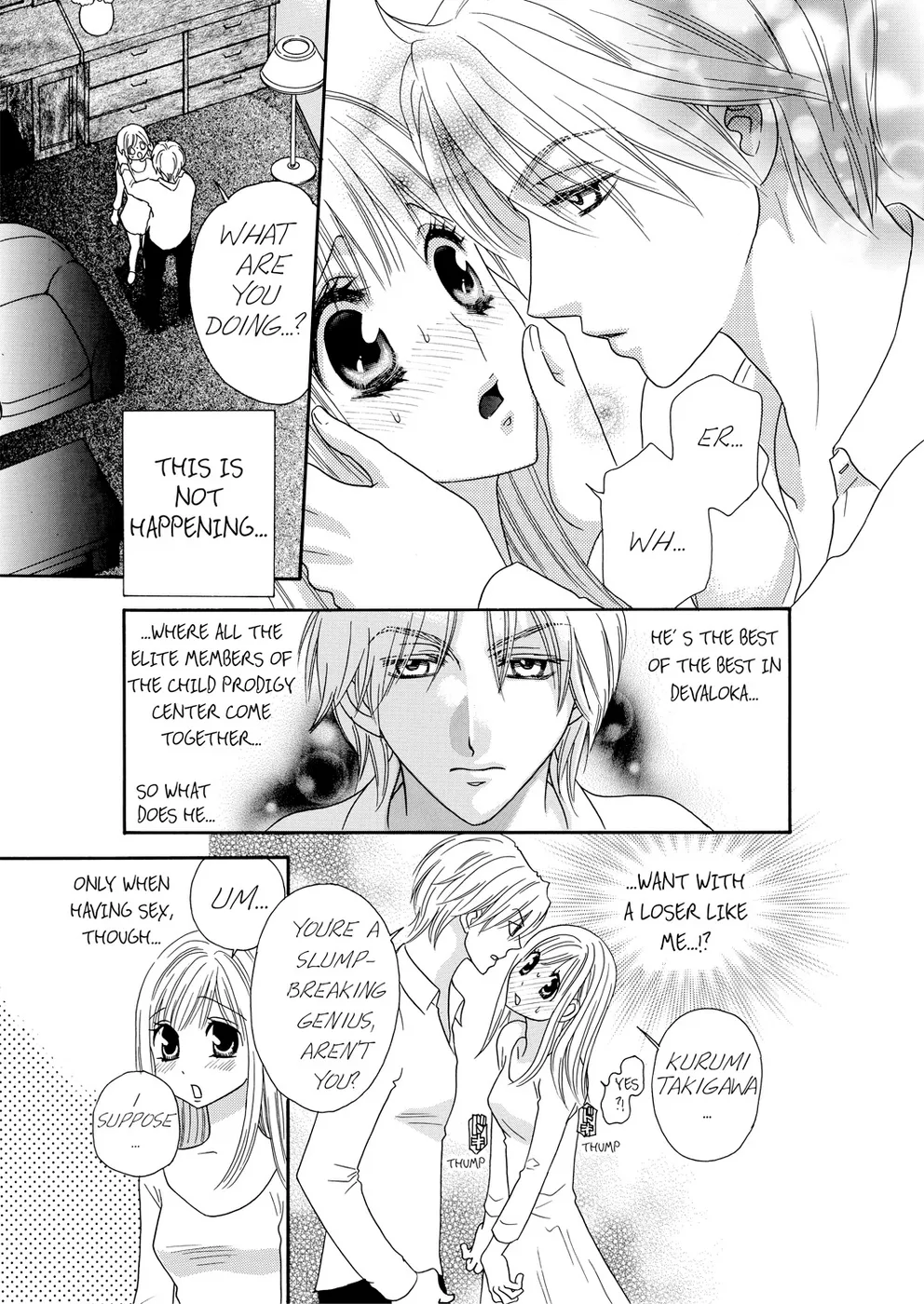 [Rio Fukuda] Kyousei § Idenshi Kouhai - Tensai no Kodane wo Harame! | Genetic Potential Chapters 1-4 (Complete) [English] page 55 - fingering hentai manga - read online free