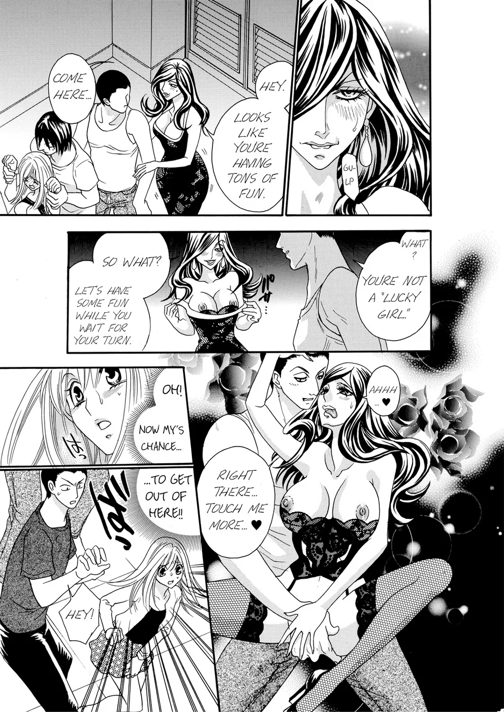 [Rio Fukuda] Kyousei § Idenshi Kouhai - Tensai no Kodane wo Harame! | Genetic Potential Chapters 1-4 (Complete) [English] page 86 - fingering hentai manga - read online free