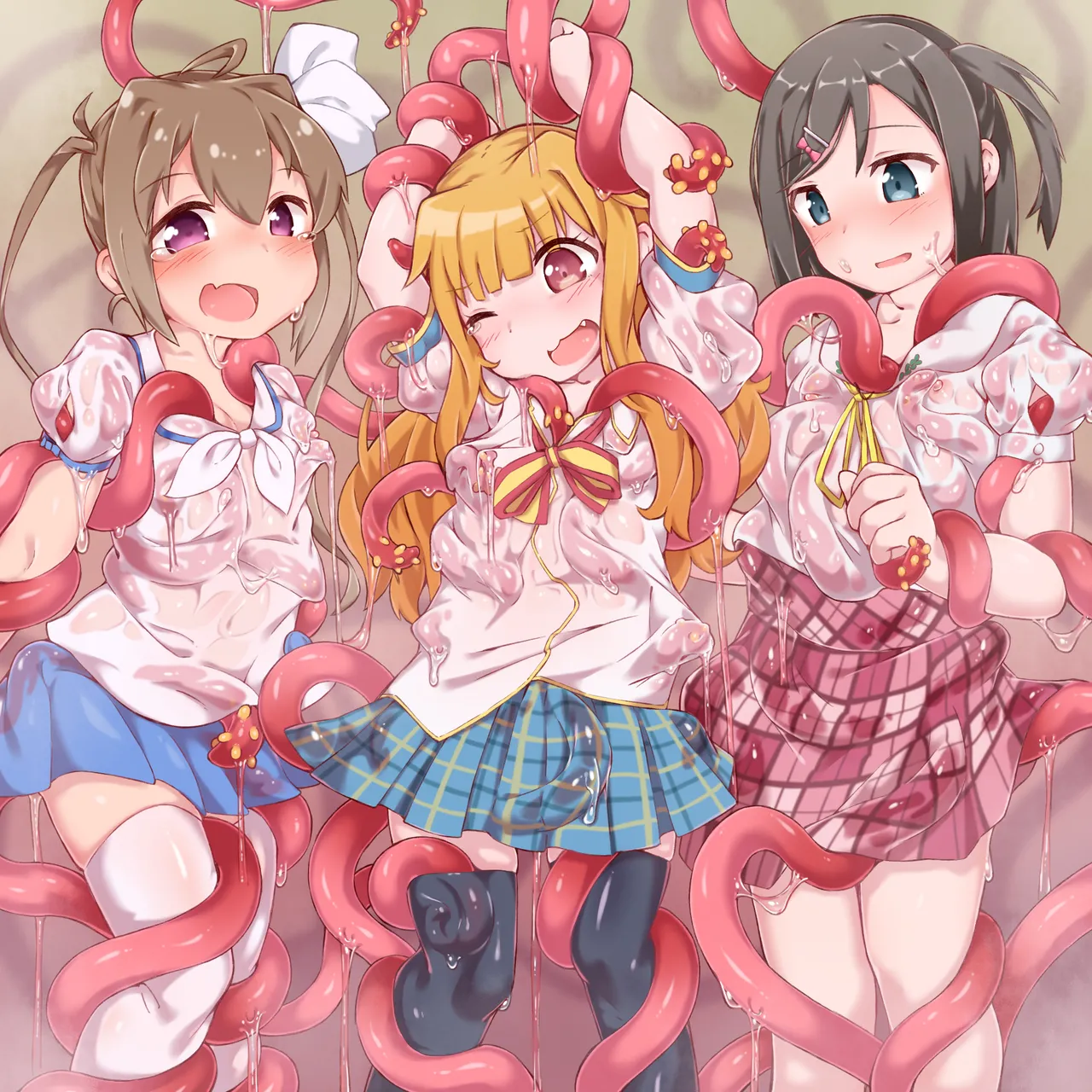 [Sudumeno oyado] Skeb + alpha -illustration collection- 6 page 38 original parody - bondage tentacles hentai manga - read online free