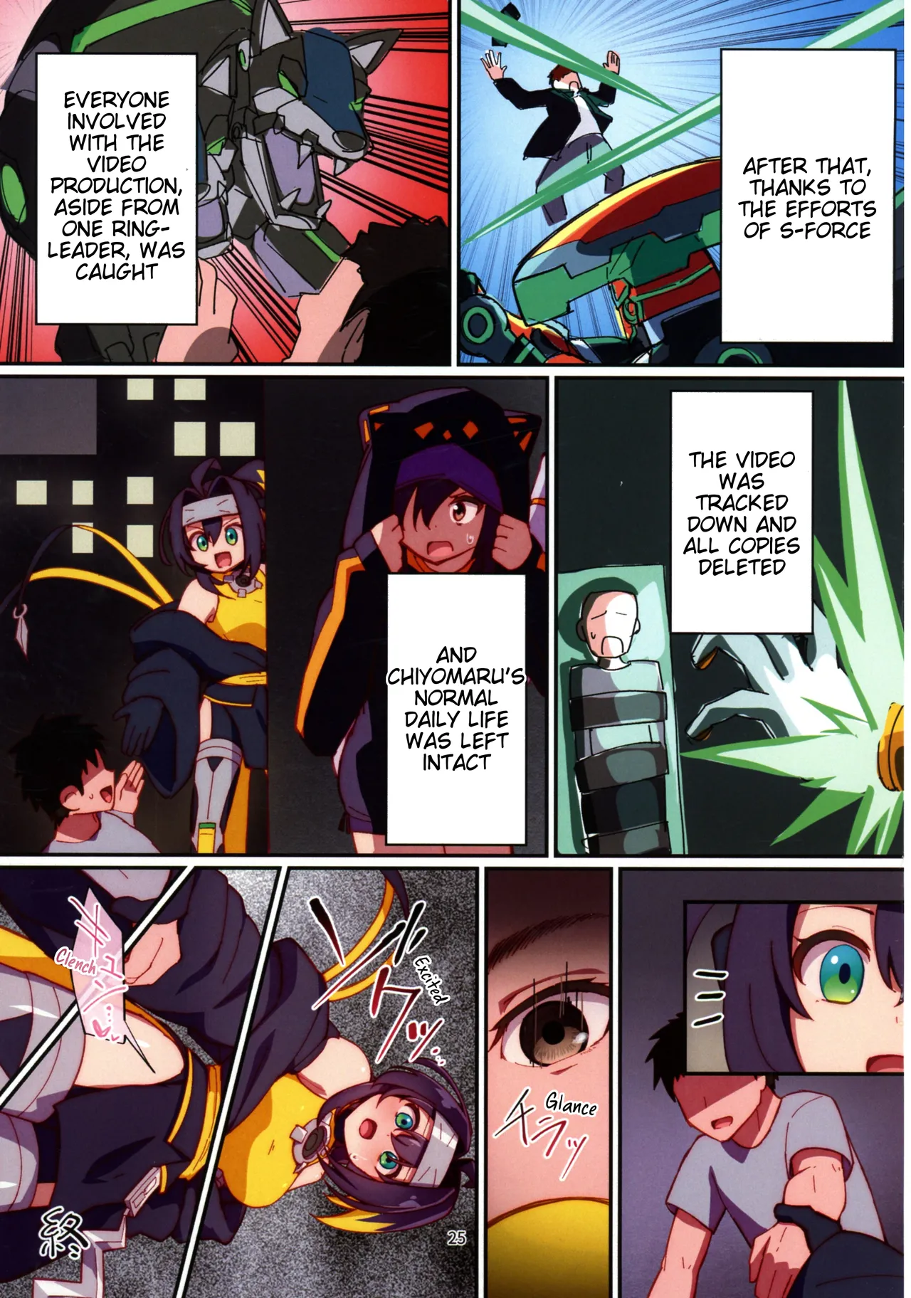 Kunoichi-chan ni Warui Uwasa o! page 24 featuring s p little knight yu-gi-oh parody - full color gloves hentai manga - read online free