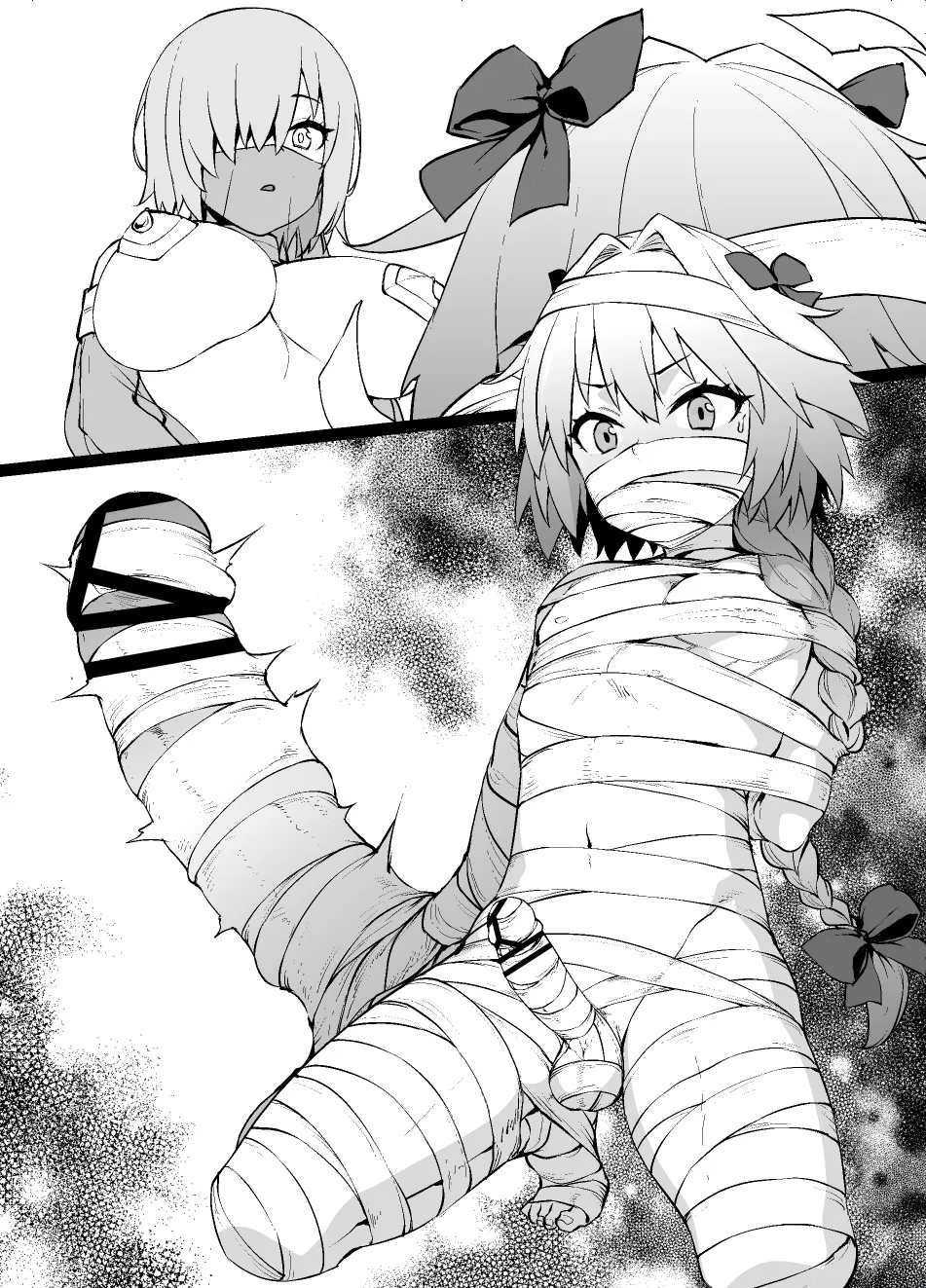 FGO MC Tokuiten - Astolfo Otokonoko & Futanari Nyotaika Hen page 18 featuring astolfo fate grand order parody - futanari handjob hentai manga - read online free