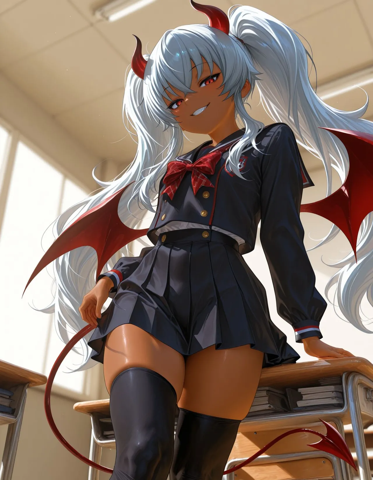 褐色#182 グリムアロエ grim aloe nsfw  褐色生活_DSL ai generated page 11 featuring grim aloe bomber girl parody - big penis uncensored hentai manga - read online free