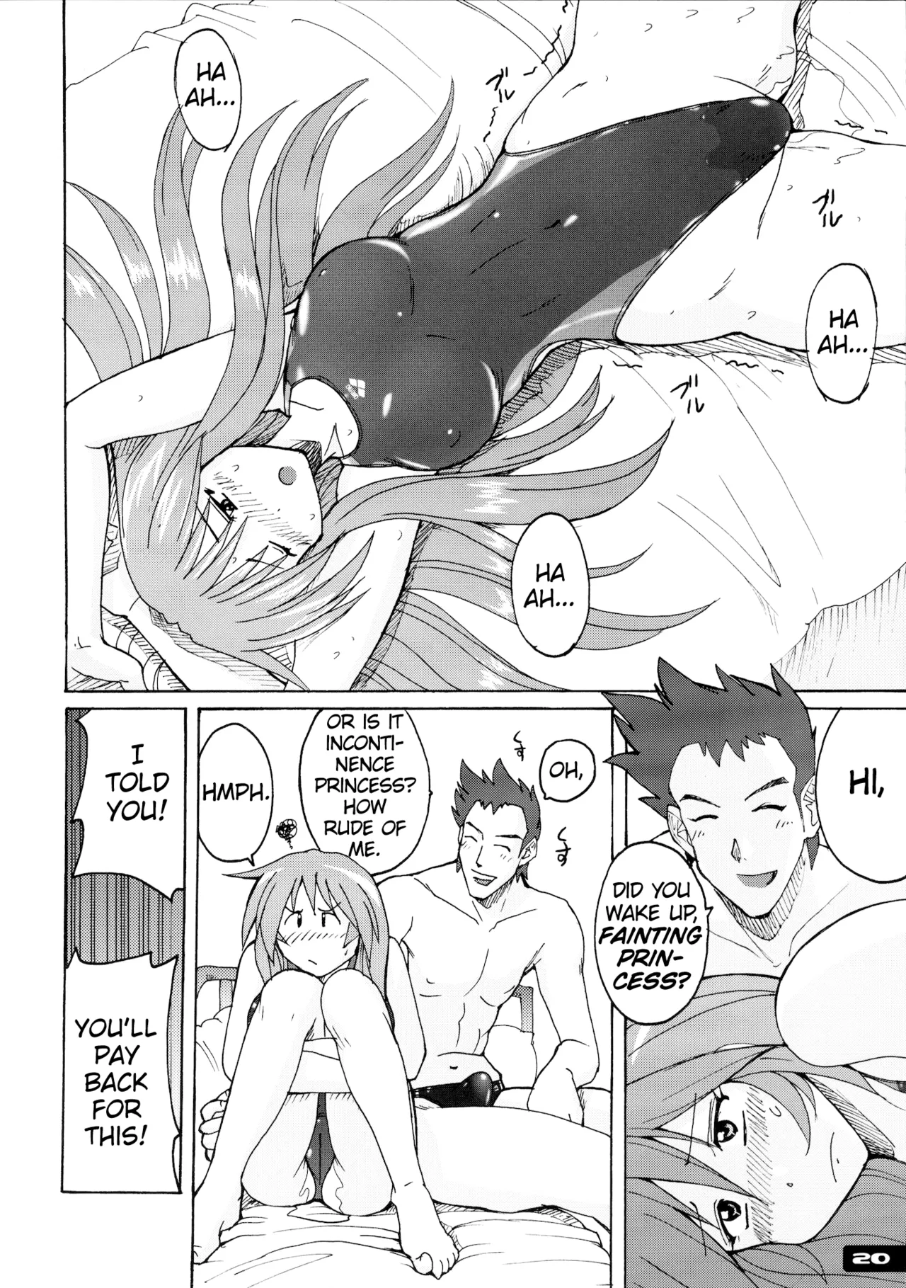[Nyanko Batake (Murasaki Nyaa)] Pitapita Kyouei Mizugi - for Competition swimsuit fetist & high cut bottoms fleaks 1-3 Soushuuhen [English] [MrBubbles] [Incomplete] - Page 19