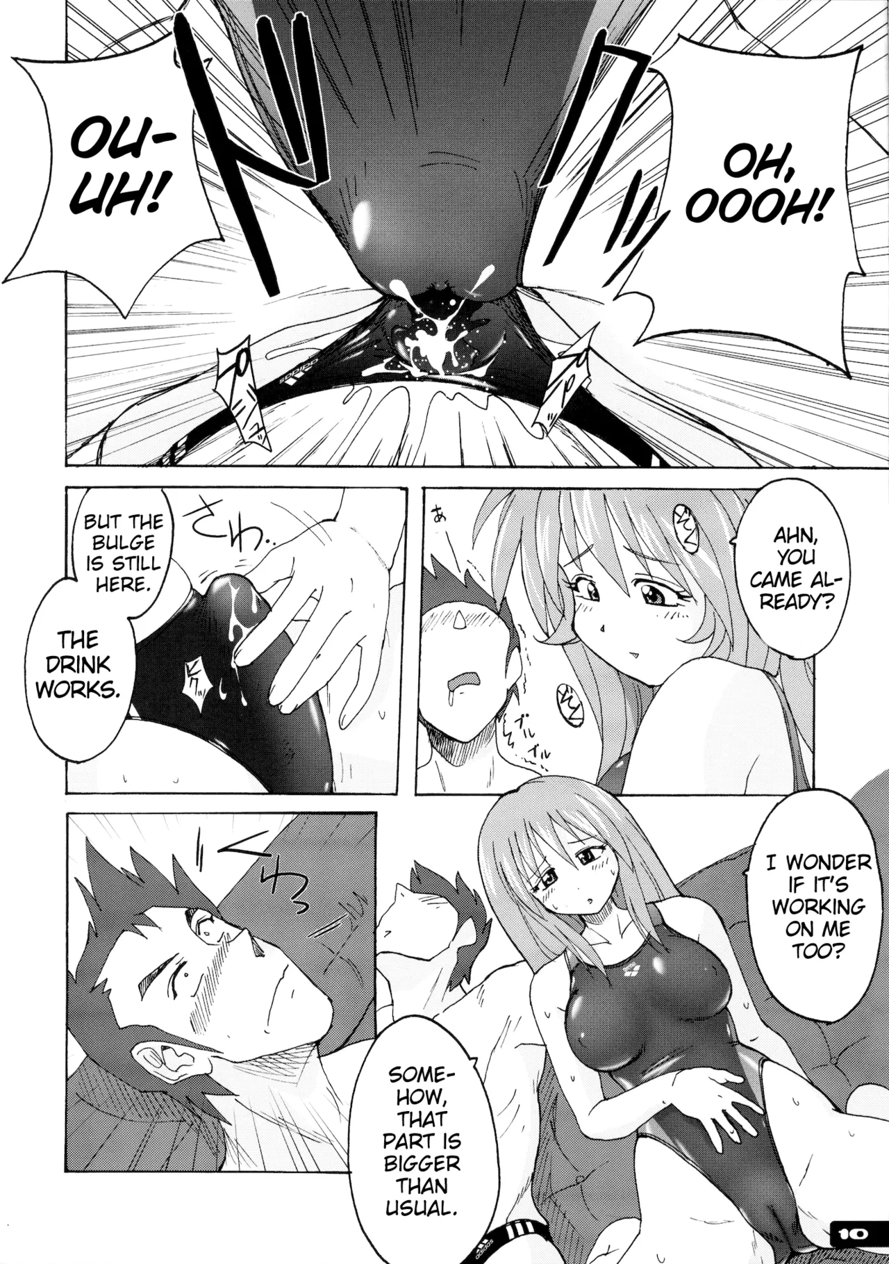 [Nyanko Batake (Murasaki Nyaa)] Pitapita Kyouei Mizugi - for Competition swimsuit fetist & high cut bottoms fleaks 1-3 Soushuuhen [English] [MrBubbles] [Incomplete] - Page 9