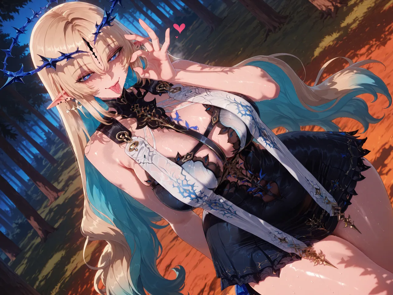 Fleurdelys / Cartethyia arzagod ai generated page 30 featuring cartethyia wuthering waves parody - big breasts uncensored hentai manga - read online free