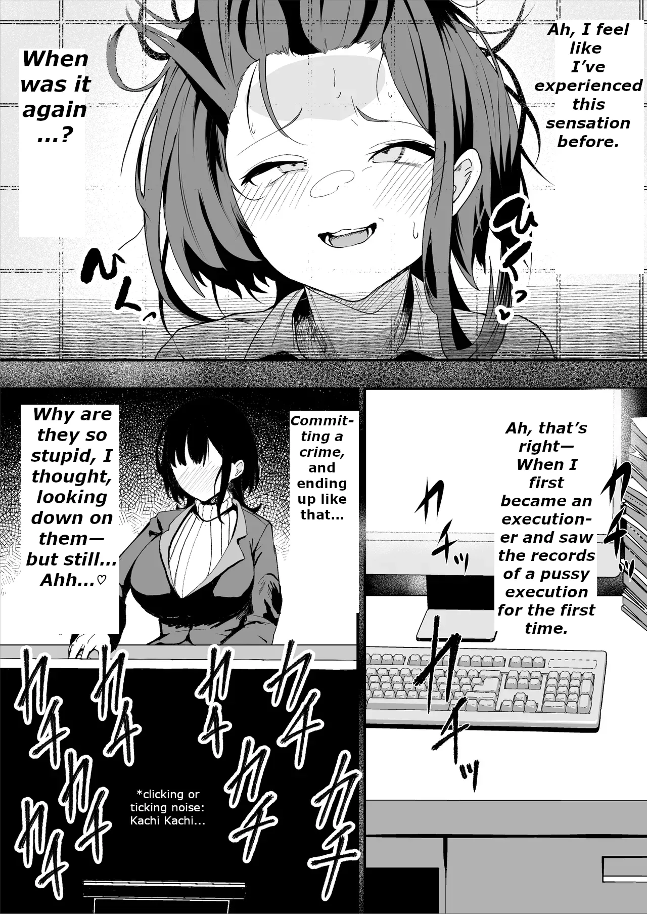 The Story of a Gloomy Execution Officer Who Accidentally Sensation-Blocks Her Own Pussy page 60 original parody - squirting big breasts hentai manga - read online free