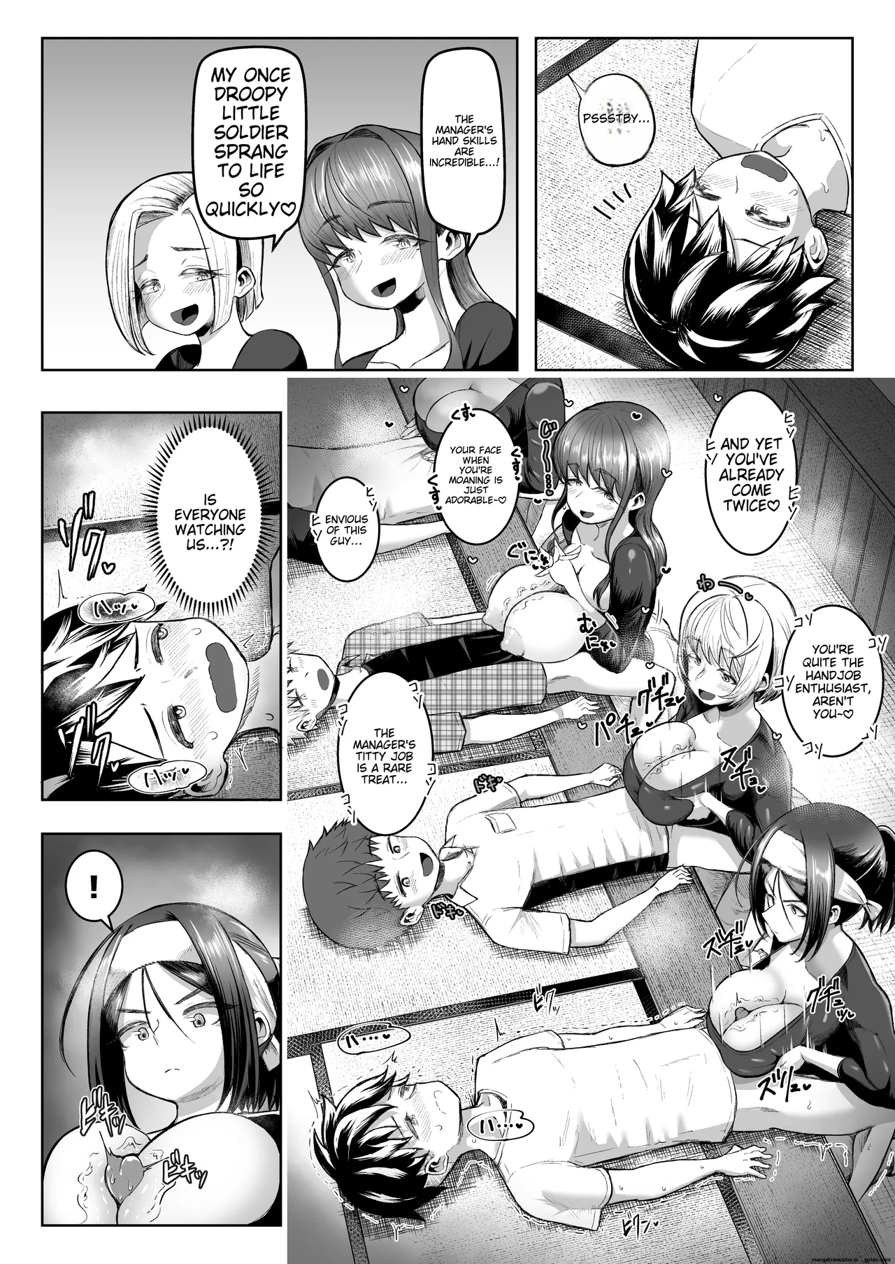 [Moriya (Tenkomori)] Sakutto Nukeru Ninki no Paizuri-ya-san [English] page 31 original parody - big breasts group hentai manga - read online free