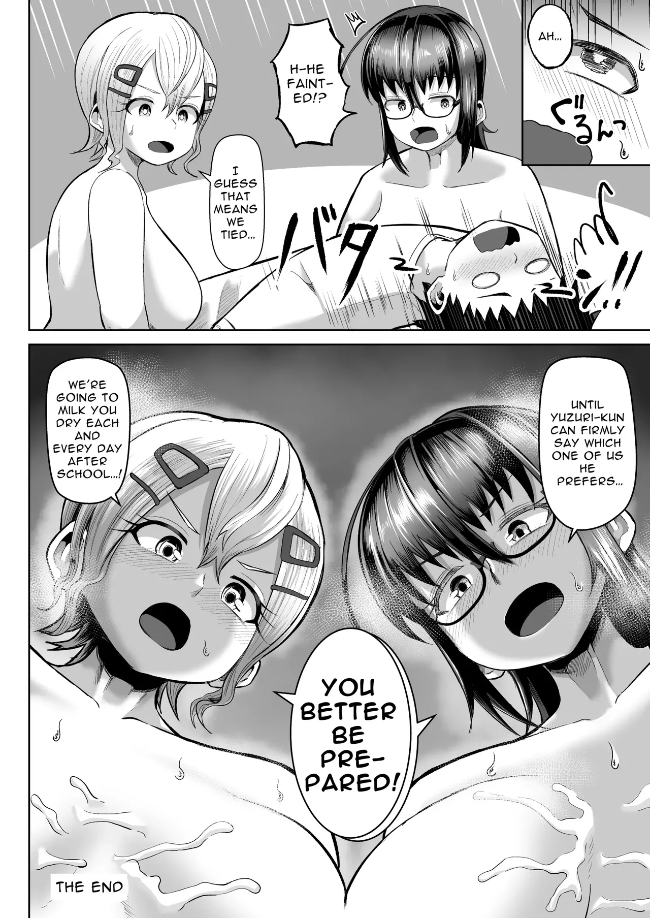 Paizuri Iin no Futari ga Boku o Toriau!!? page 44 original parody - big breasts group hentai manga - read online free