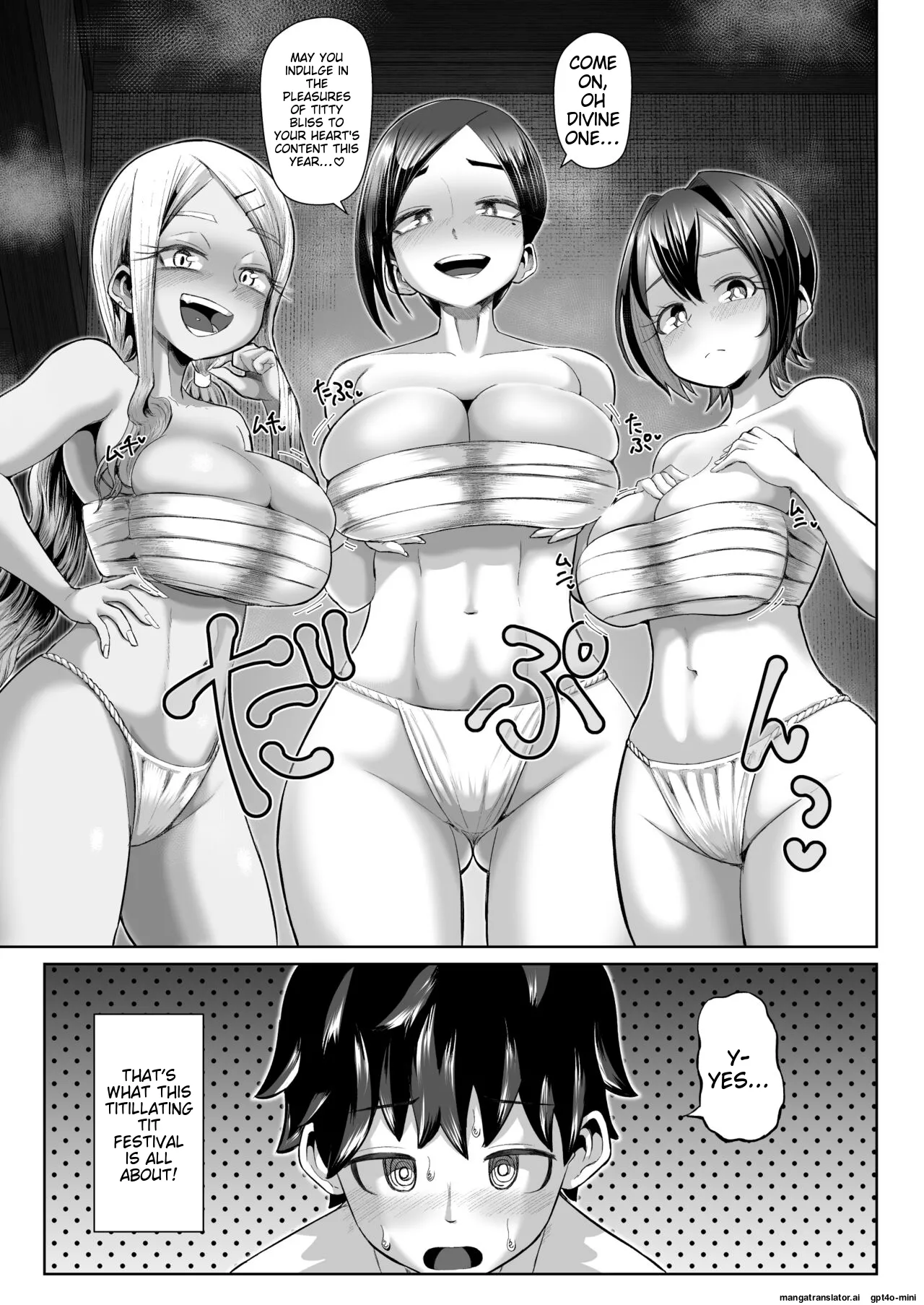 Paizuri Matsuri page 10 original parody - paizuri rough translation hentai manga - read online free