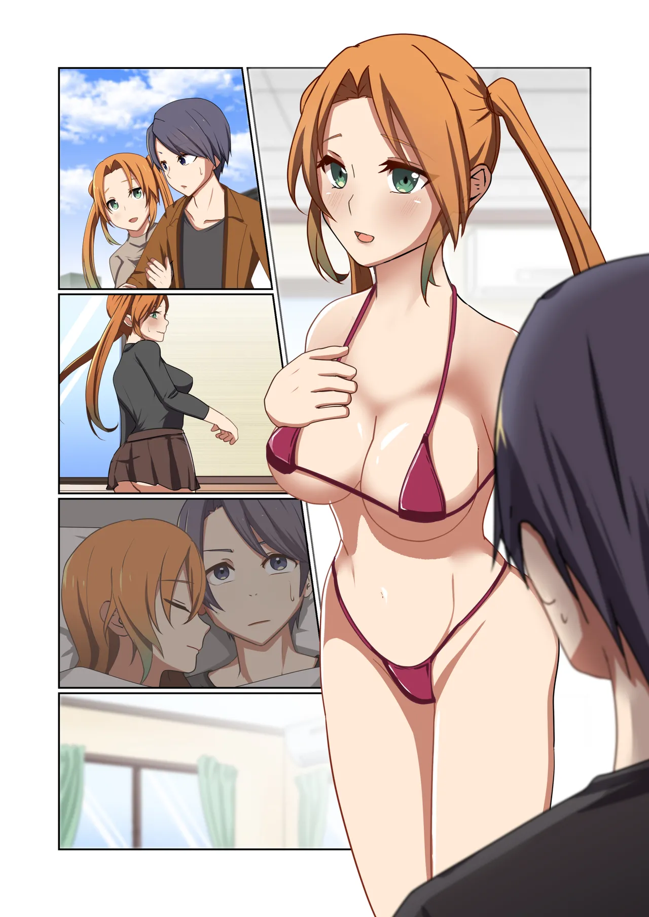 Aku no Hana Vol.4 Skeb+α page 112 original parody - kissing transformation hentai manga - read online free