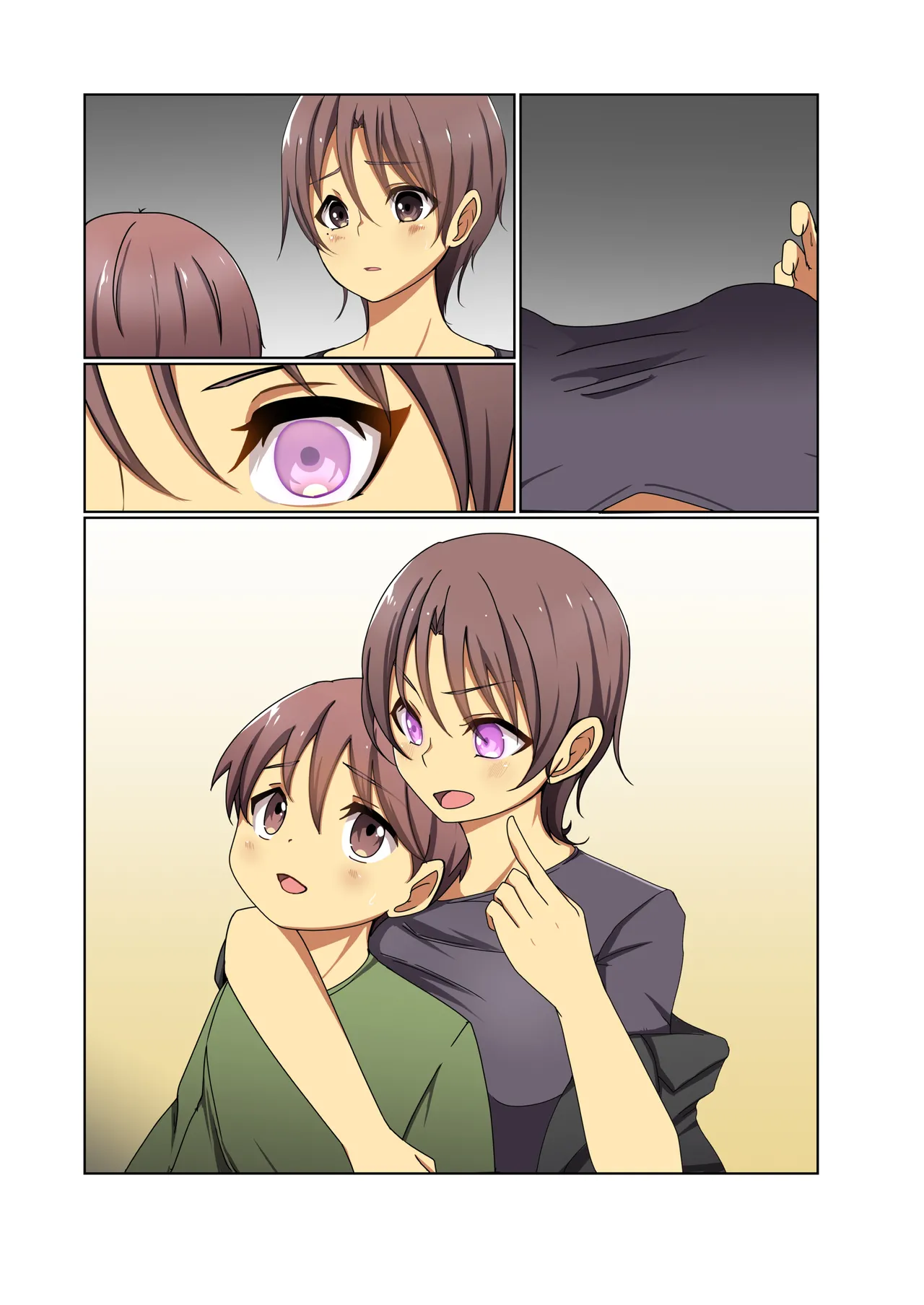 Aku no Hana Vol.4 Skeb+α page 128 original parody - kissing transformation hentai manga - read online free