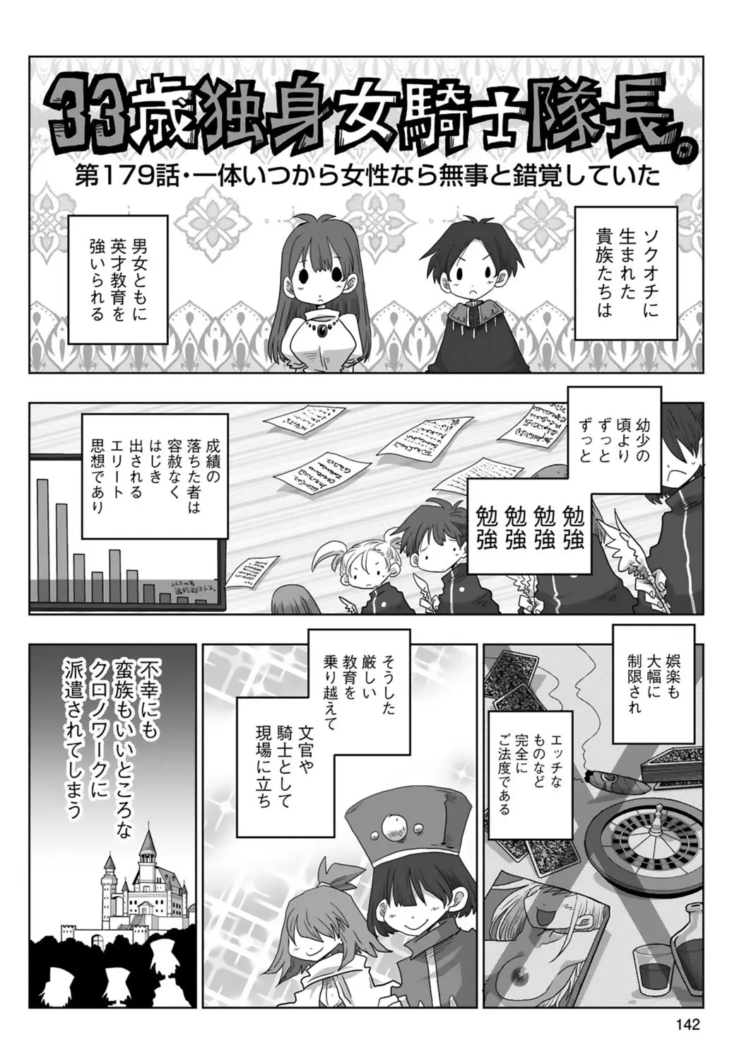 [Amahara] 33-sai Dokushin Onna Kishi Taichou (3) | 33歲單身女騎士隊長。(03) page 144 - multi-work series tankoubon hentai manga - read online free