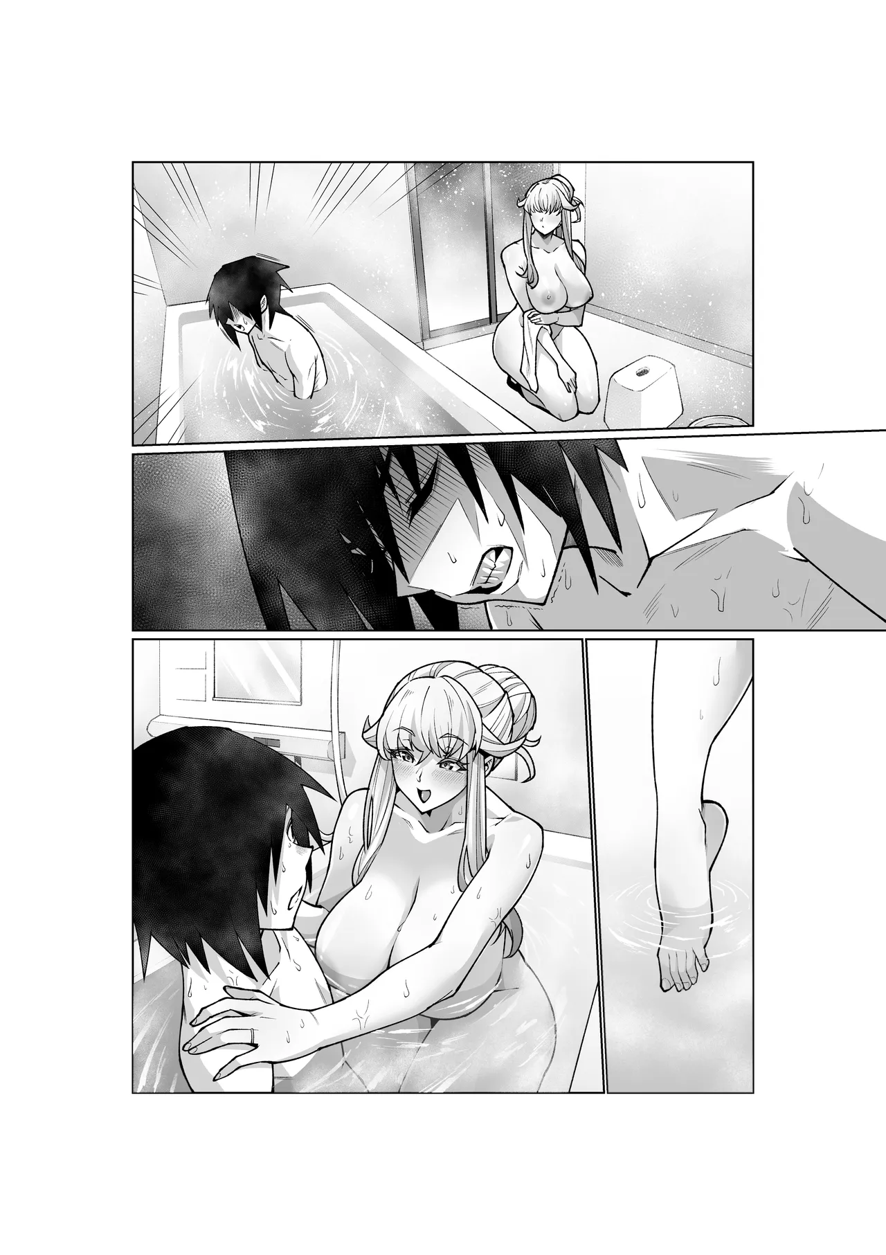 Blonde American Kinpatsu Hitozuma Zenra Kaseifu-san ga... Yanda Boku ni Eroku Yasashiku shite kureru Ohanashi. 02 page 104 original parody - milf big breasts hentai manga - read online free