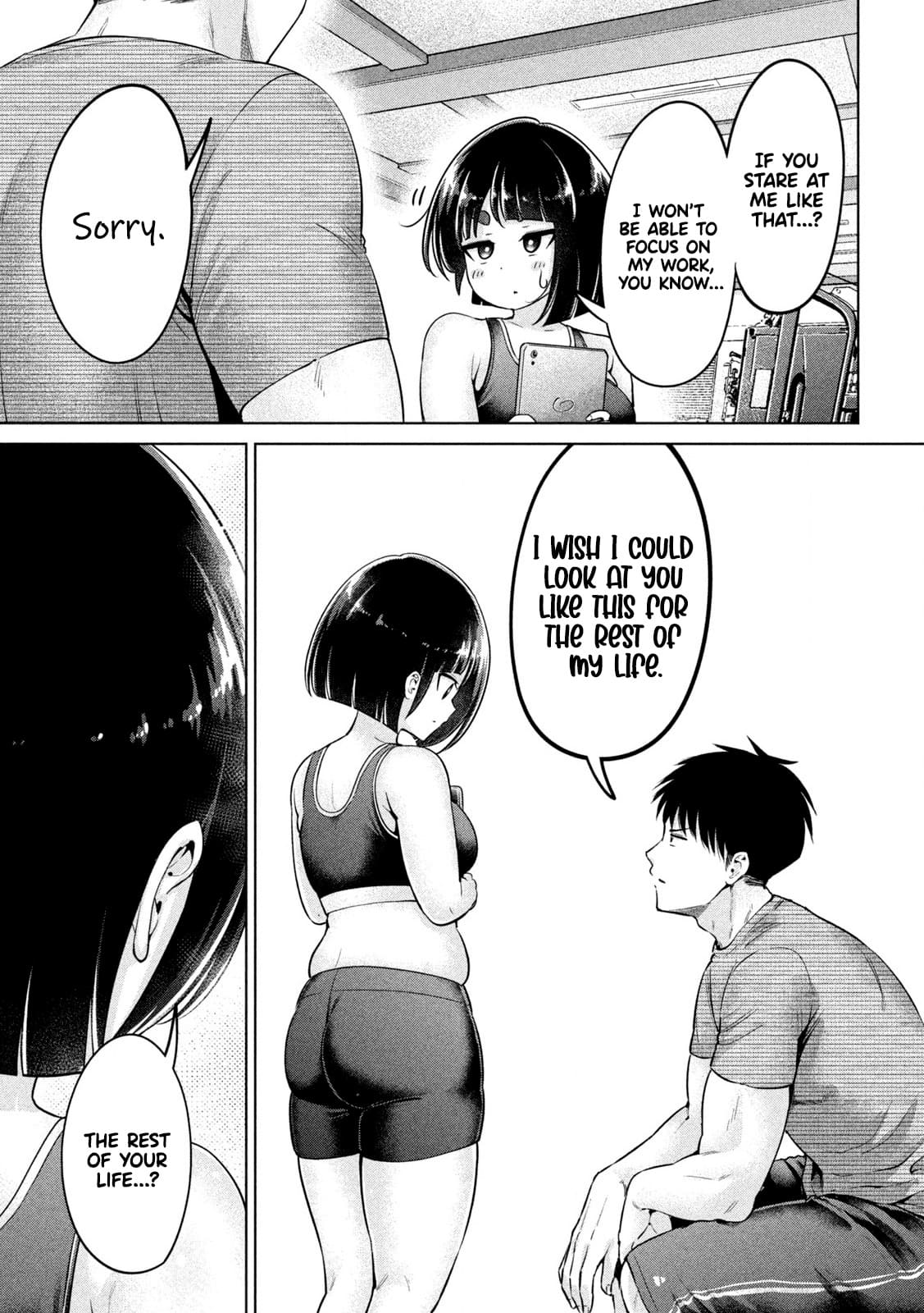 Big Muki Muki & Small Muchi Muchi - Chapter 2 page 13 - big breasts gymshorts hentai manga - read online free