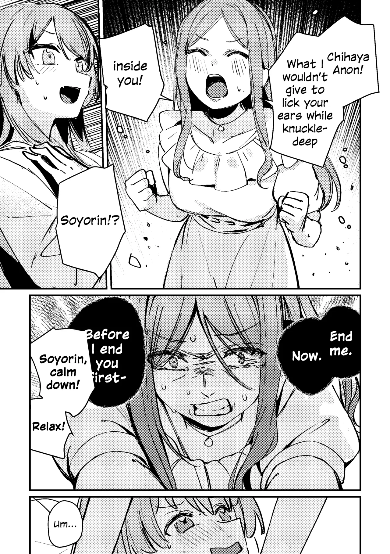 Ending the Divide Between Thought and Action page 10 featuring soyo nagasaki bang dream parody - yuri kissing hentai manga - read online free